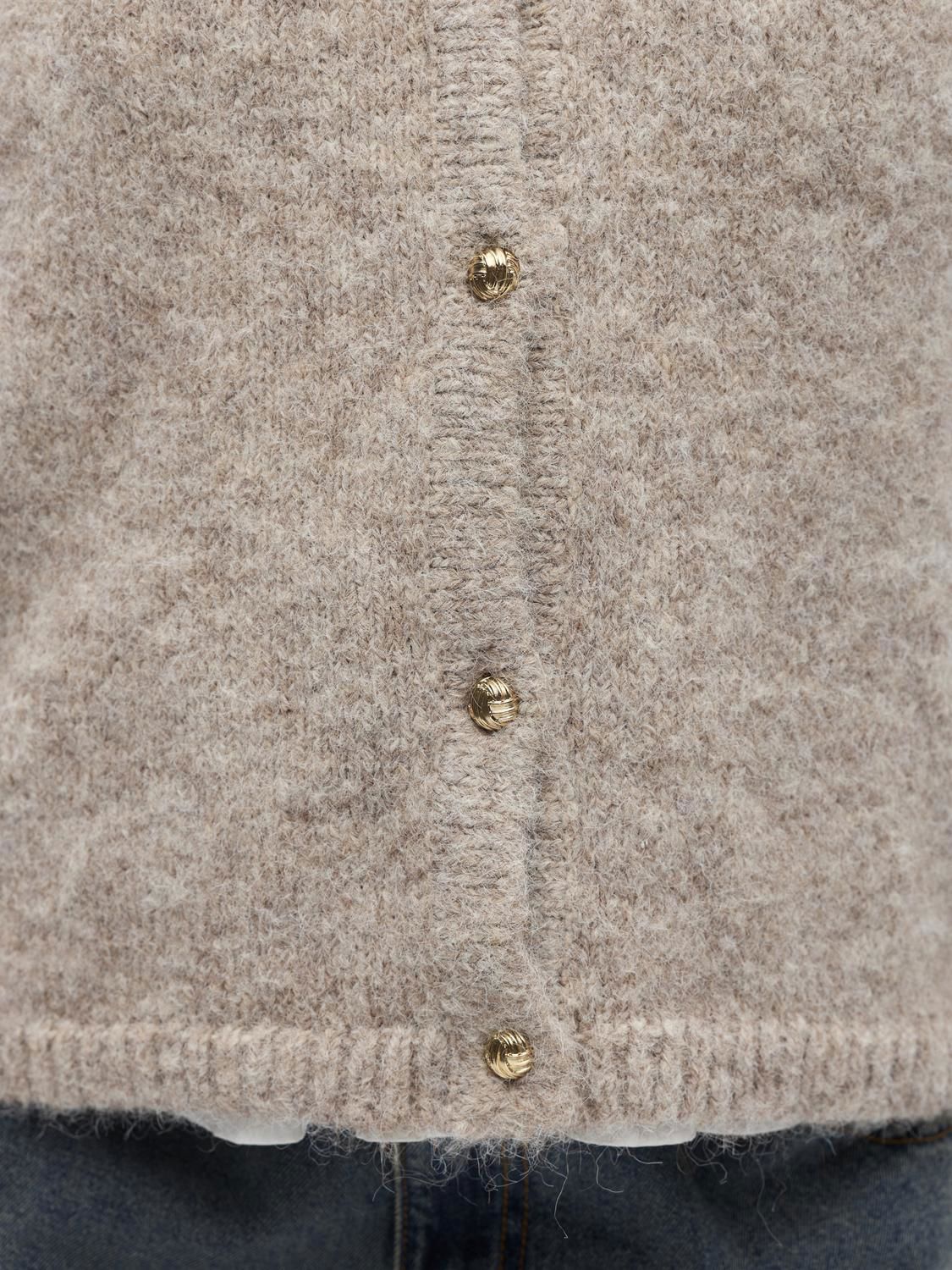 Objsaggia Re Knit Vest Cardigan Noos