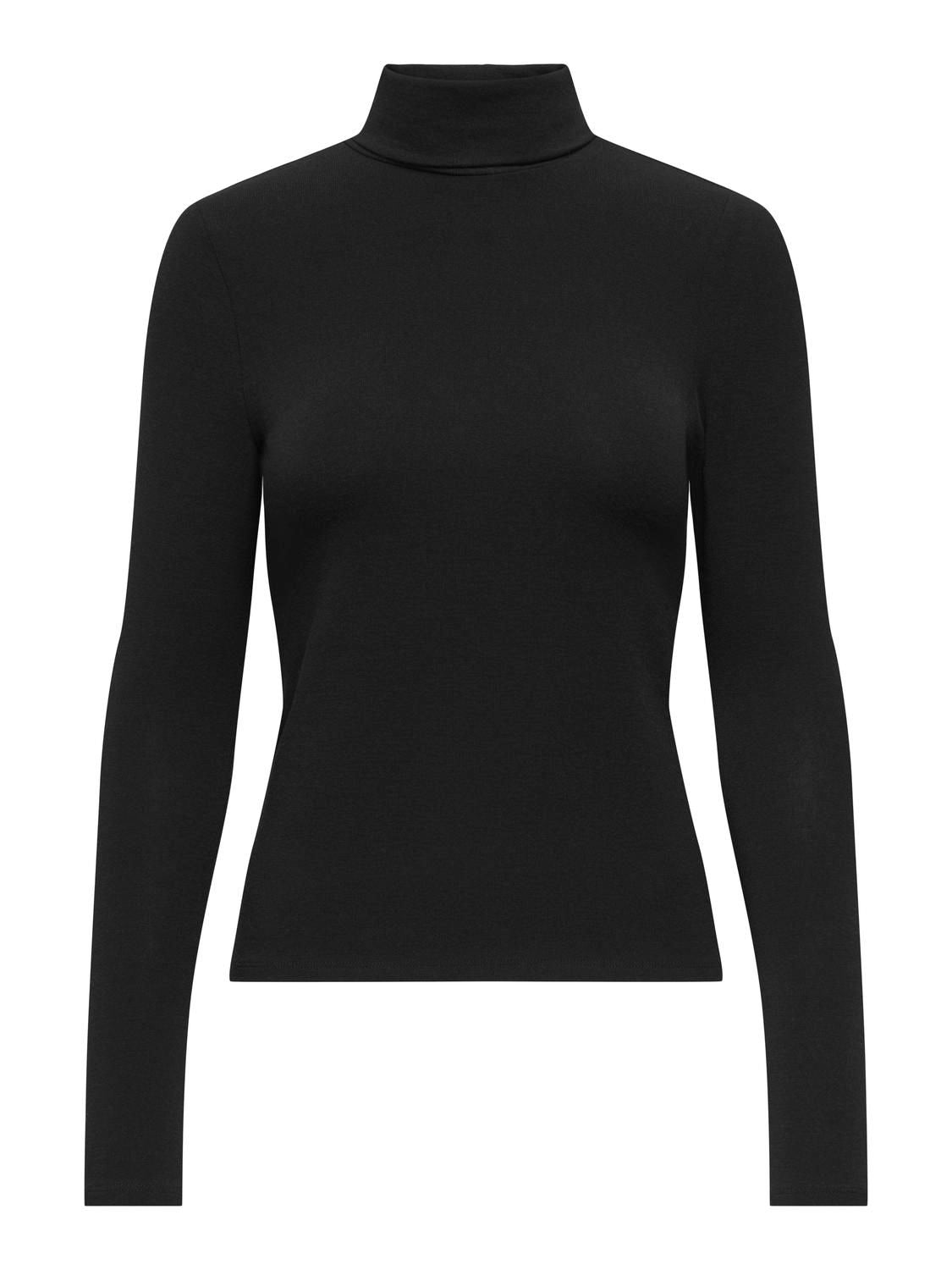 Onlglamour L/s Roll-Neck Top Jrs Noos