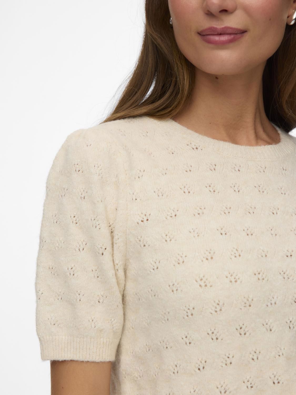 Vmdoffy Stitch 2/4 O-Neck Pullover Noos