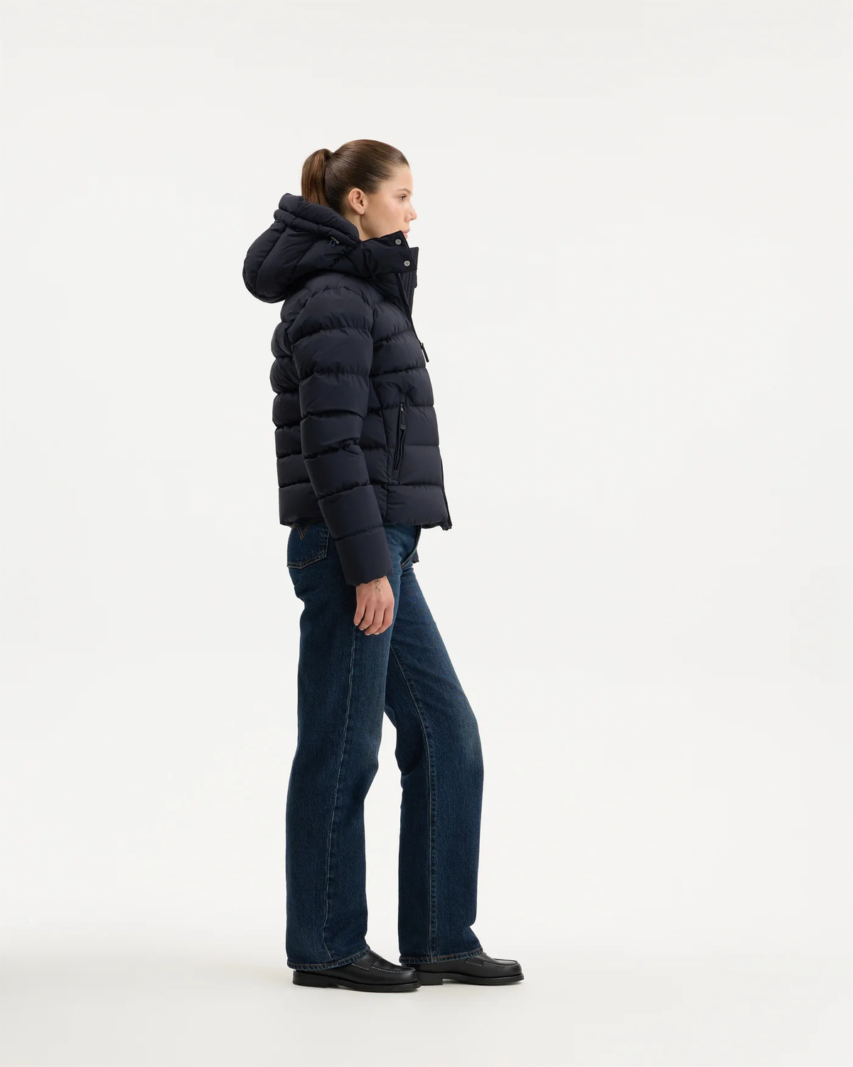 Vega Short jacket w Navy