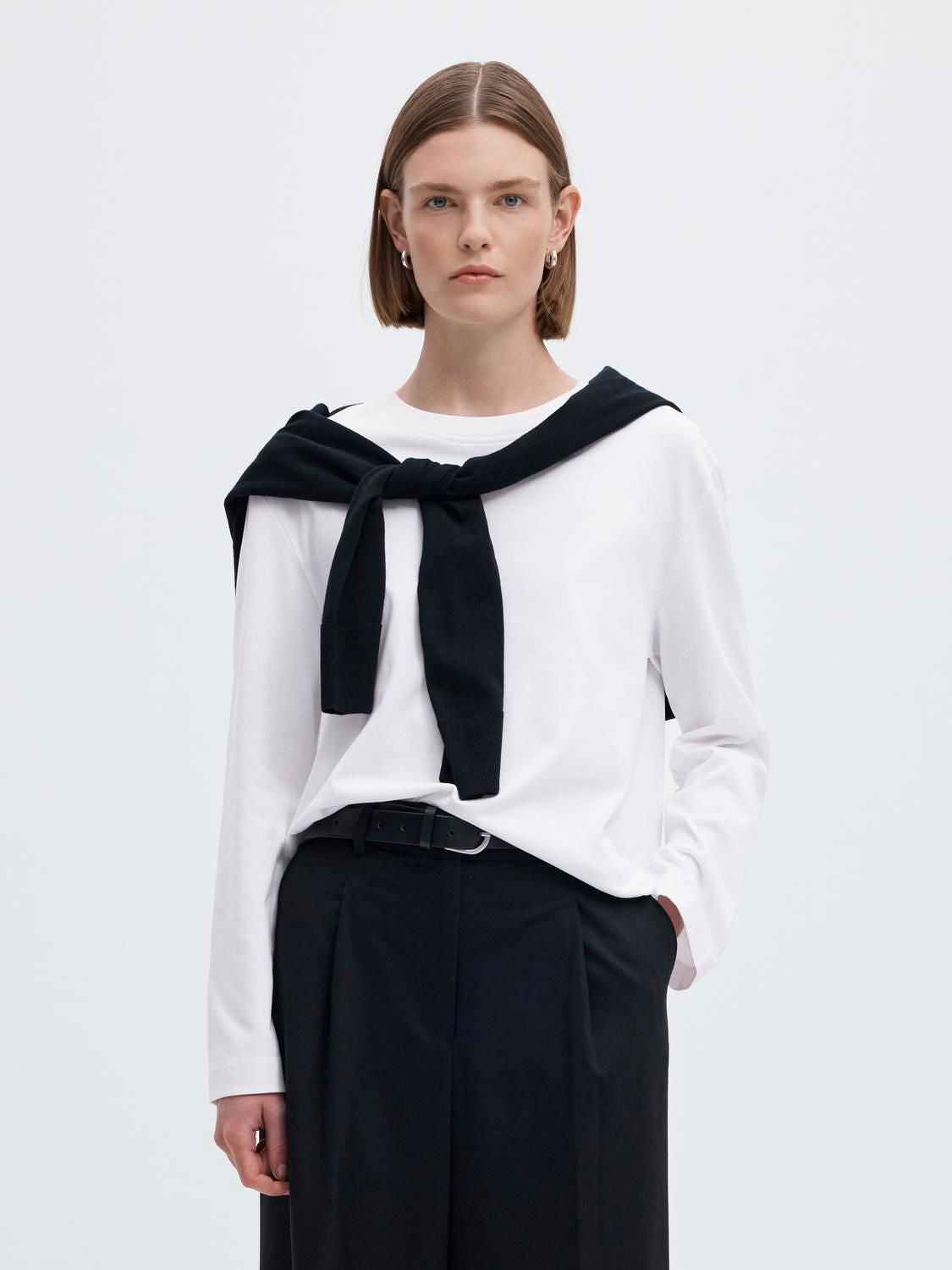 Slwessential Ls Boxy Tee Noos