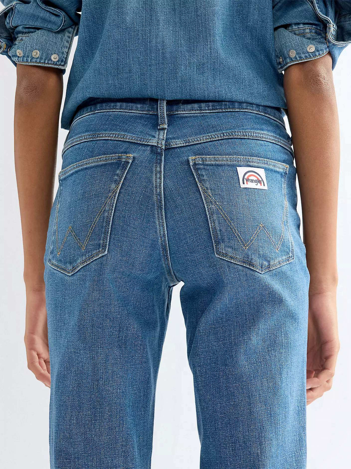 WRANGLER FLARE SOFT INDIGO RUSH