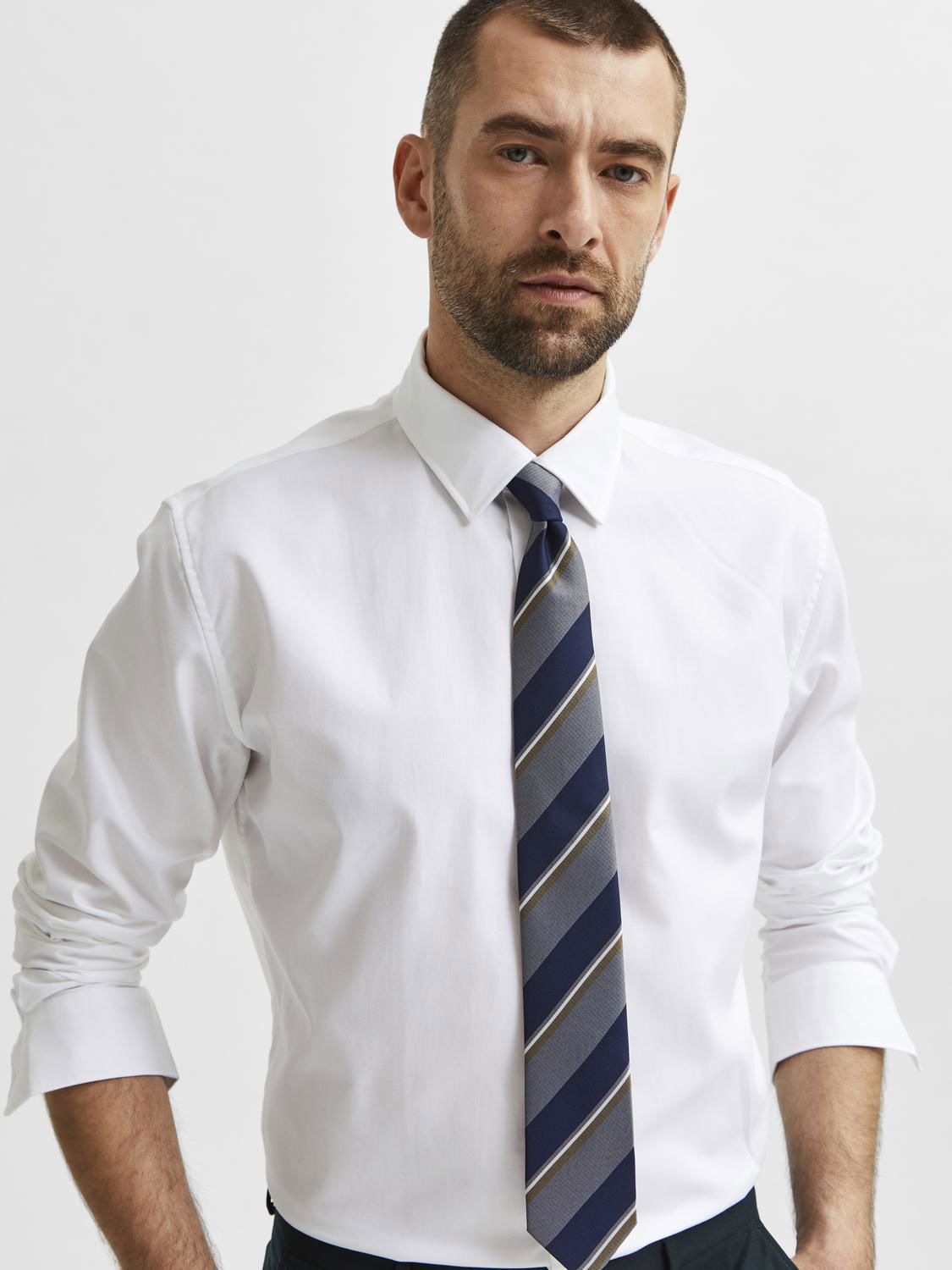 Slmregethan Shirt Ls Classic Noos