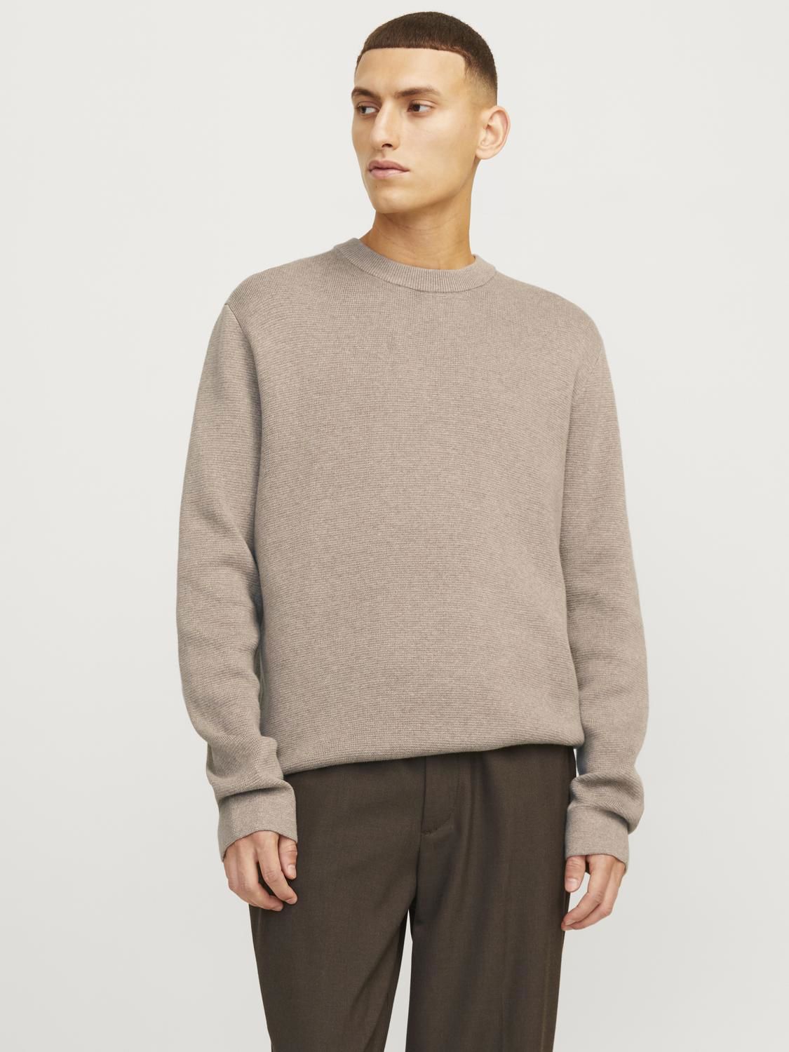 Jjmilano Stitch Knit Crew Neck Sn