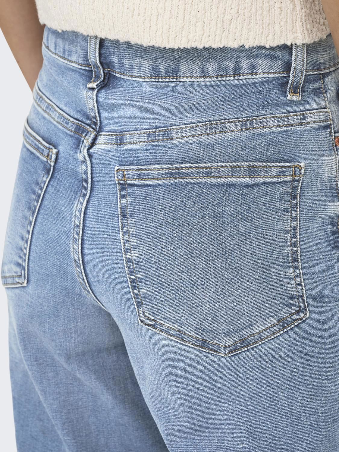 ONLMADISON BLUSH HW WIDE DNM CRO371 NOOS LIGHT BLUE DENIM