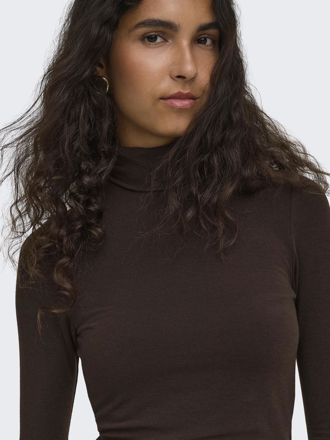 Onlglamour L/s Roll-Neck Top Jrs Noos