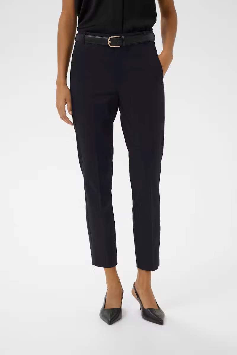 ZellaIW Flat Pant- BLACK