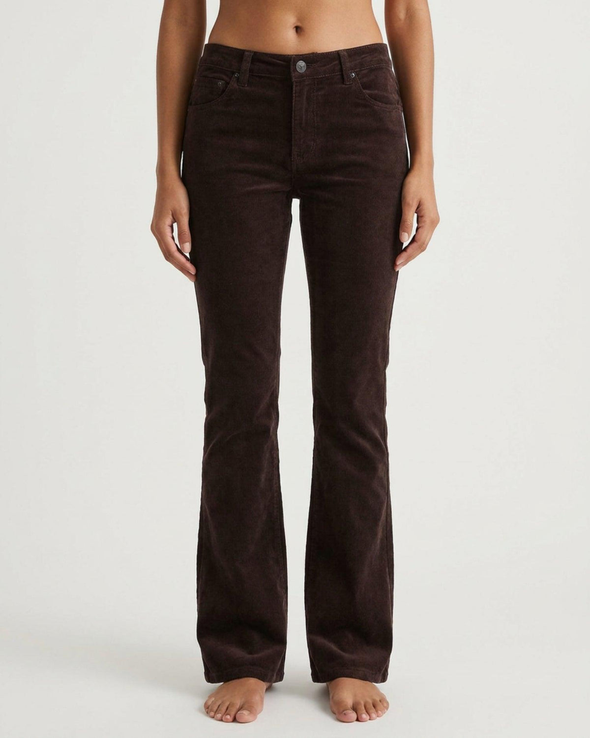 LOYAL BOOTCUT VELVET JEANS 129 CHOCOLATE