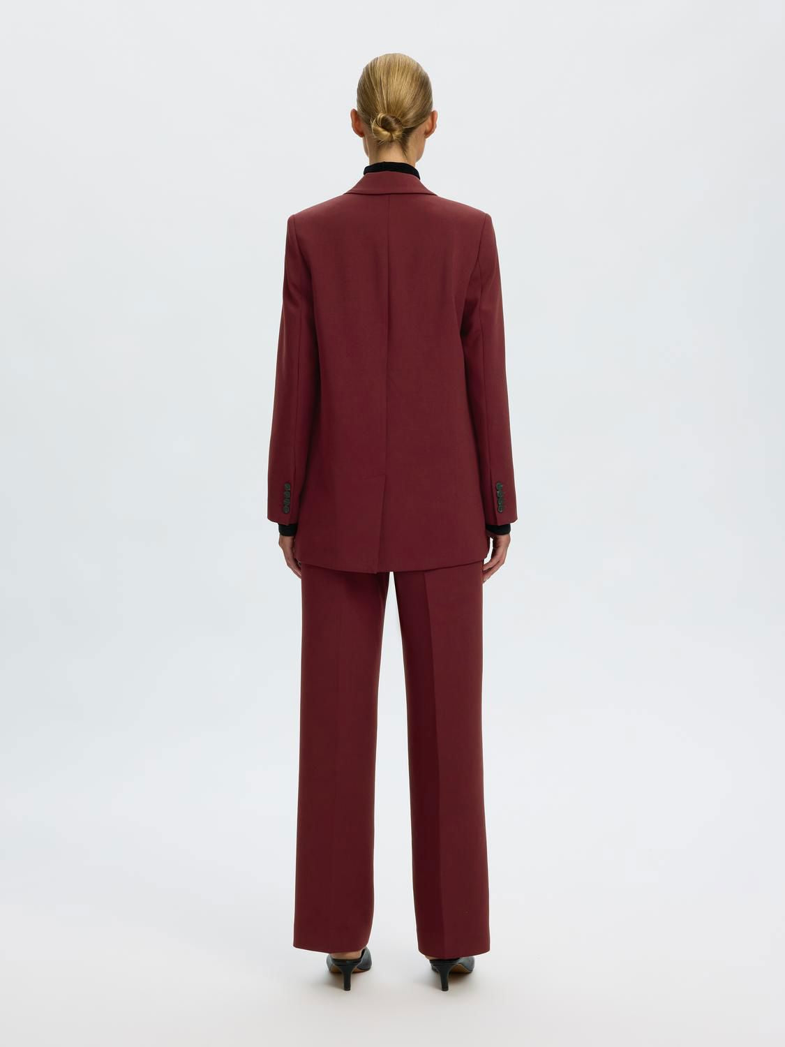 Slwrita Mw Wide Pant Mel Noos tawny port