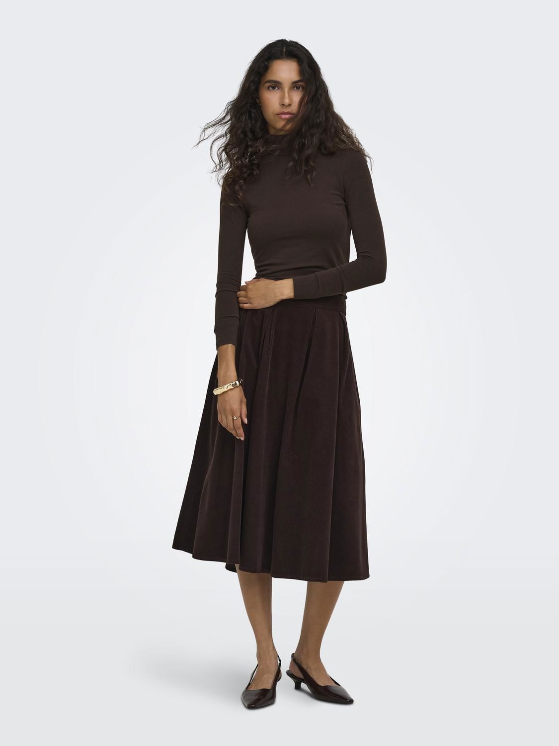 Onlglamour L/s Roll-Neck Top Jrs Noos
