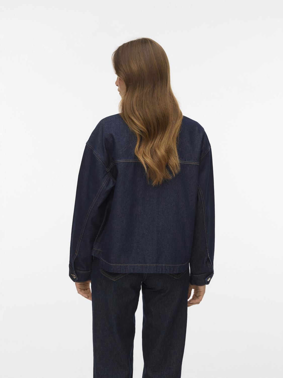 Vmjamie Ls Denim Shacket Mix Ga Noos