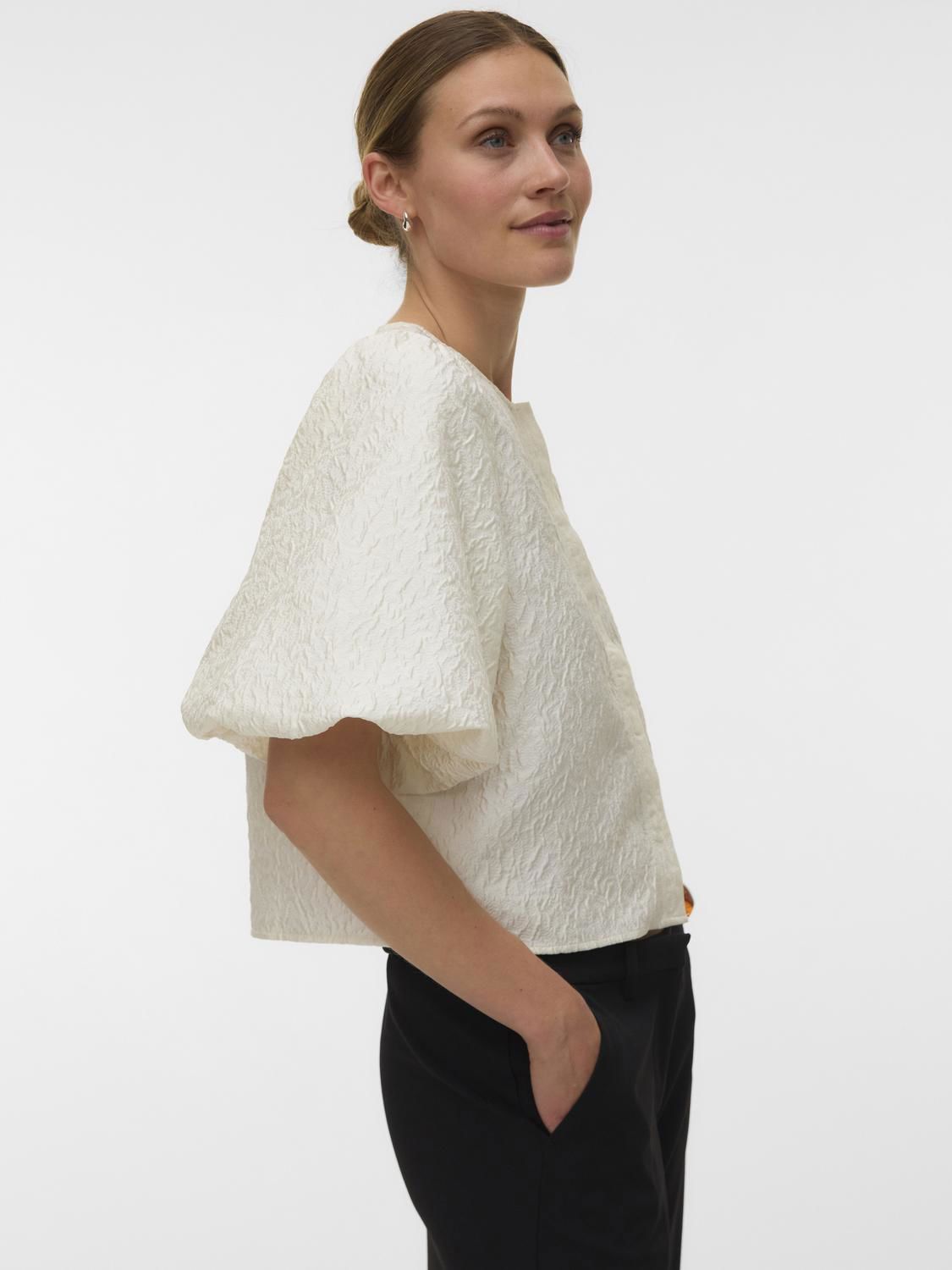 Vmlaia 2/4 O-Neck Top Wvn