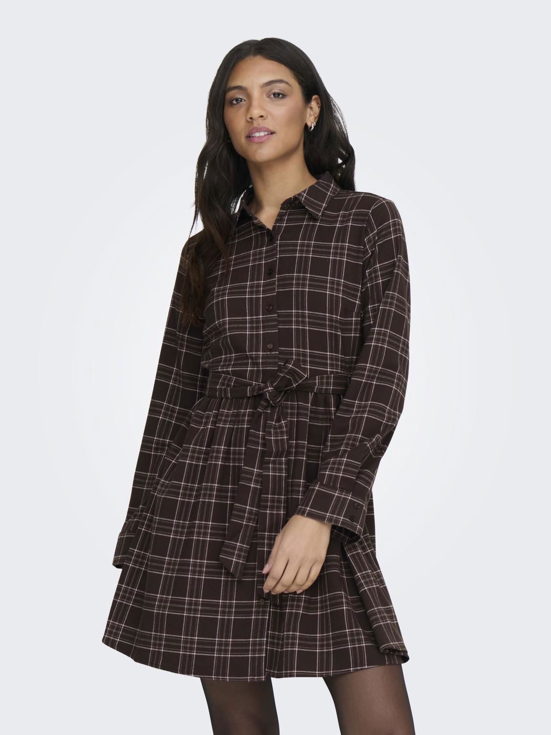 Onlwren Check Short Dress Wvn