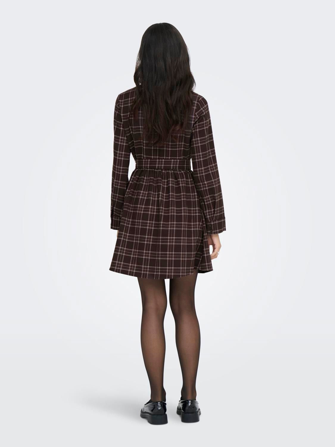 Onlwren Check Short Dress Wvn
