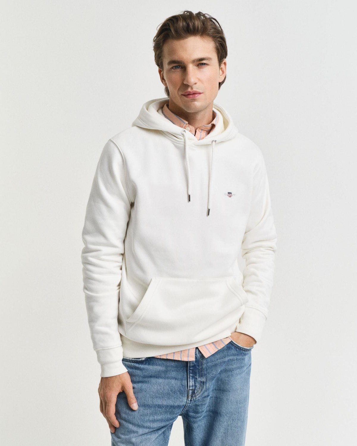 REG SHIELD HOODIE 2007058 EGGSHELL