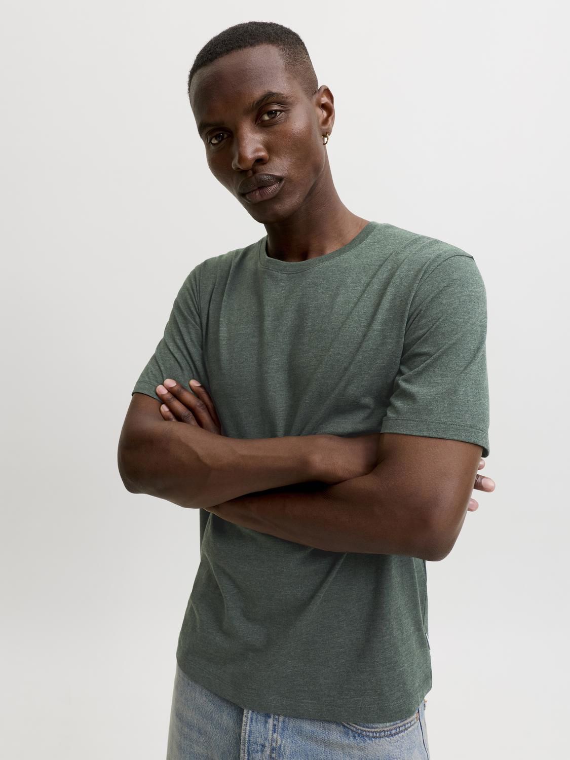Jjeorganic Melange Tee Ss O-Neck Noos