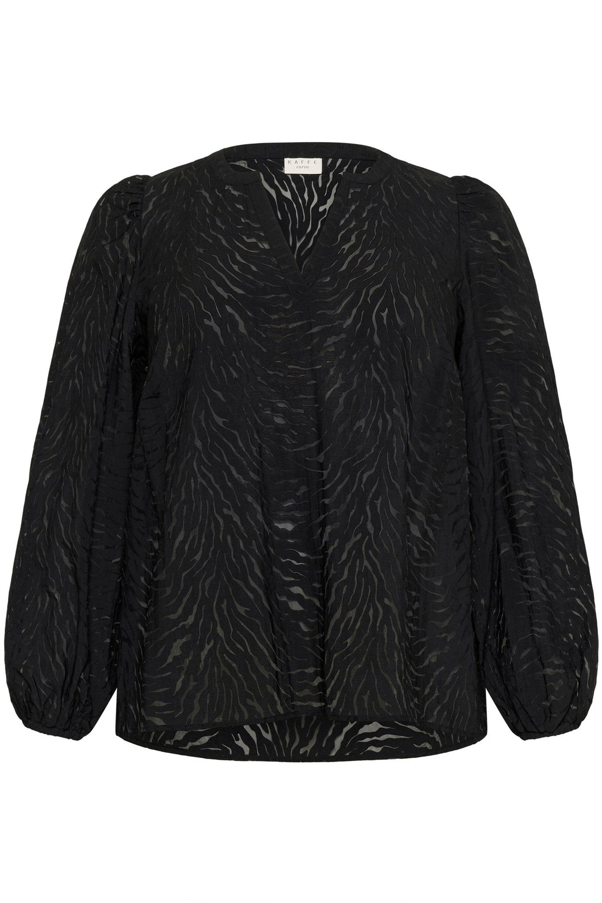 KCVIANNA BLOUSE 100121 BLACK DEEP