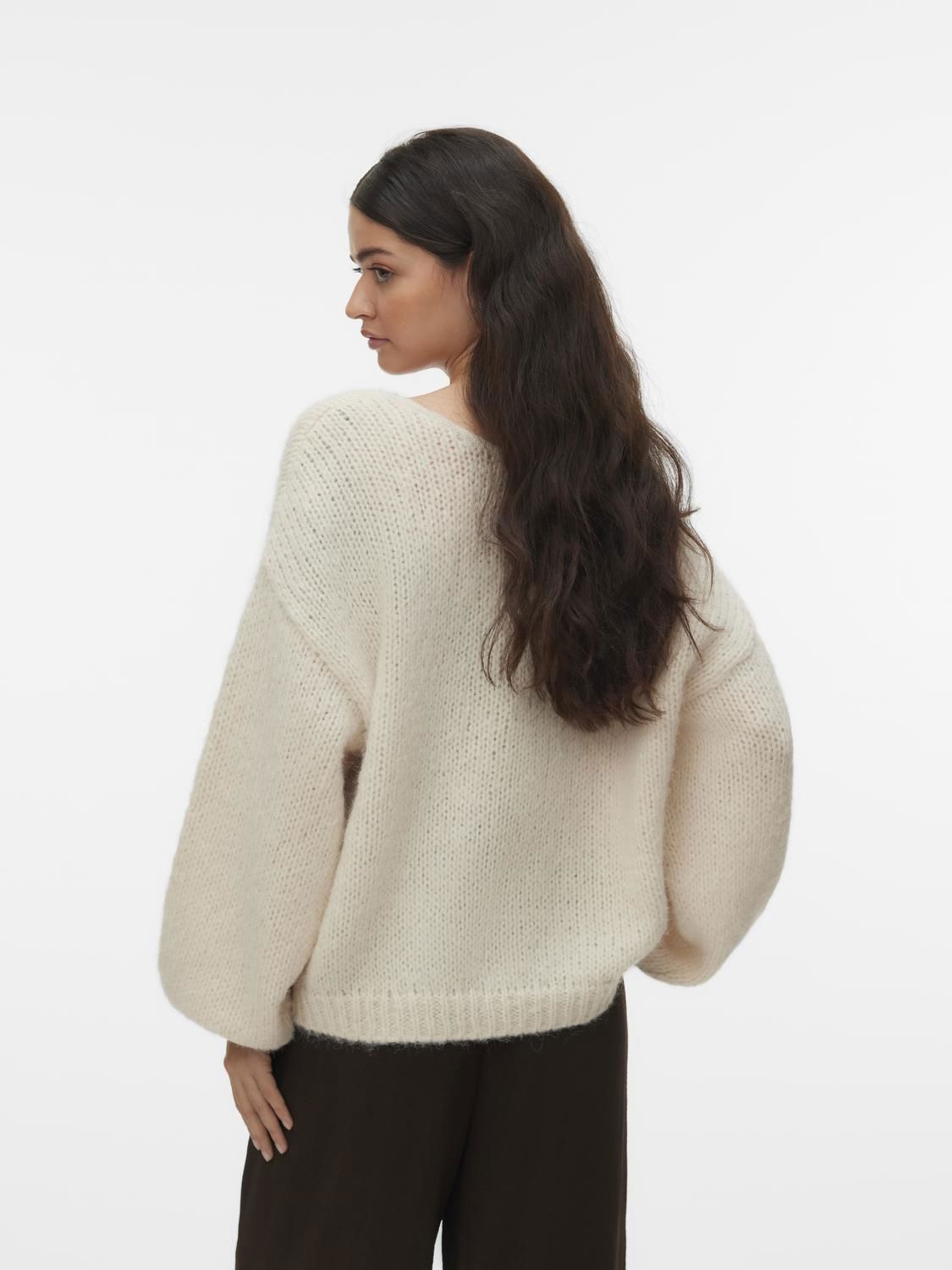 Vmmaybe Ls 2way V-Neck Pullover Noos