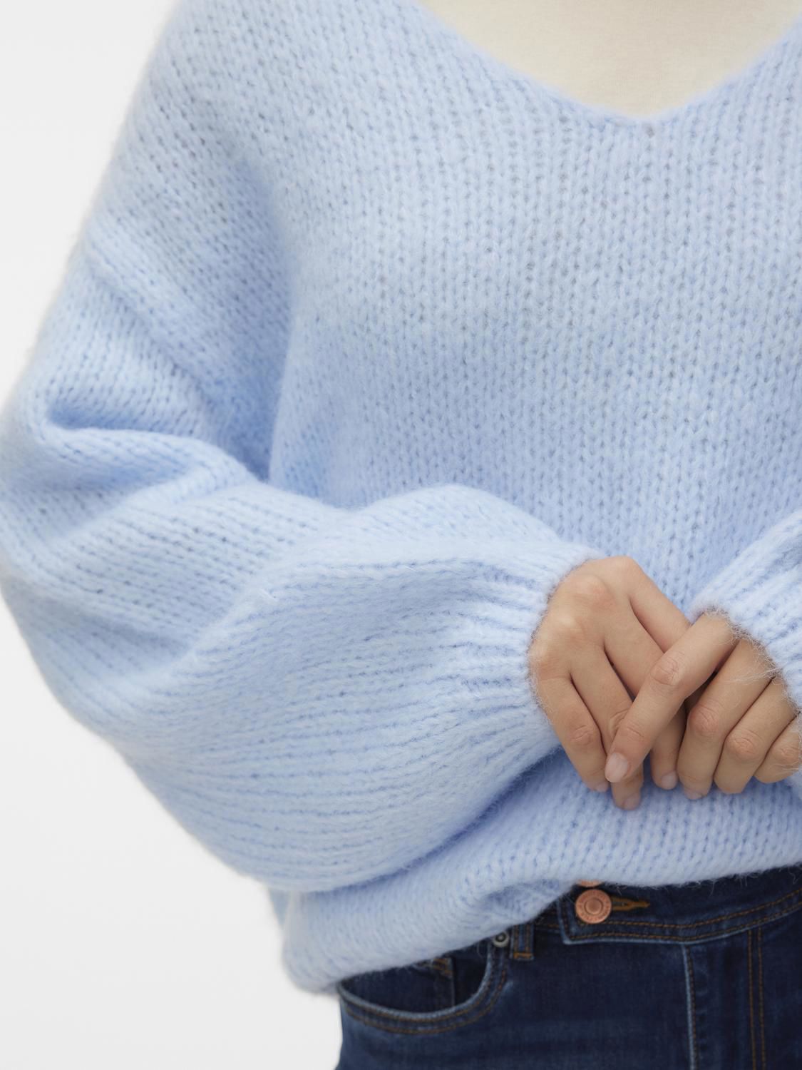 Vmmaybe Ls 2way V-Neck Pullover Noos
