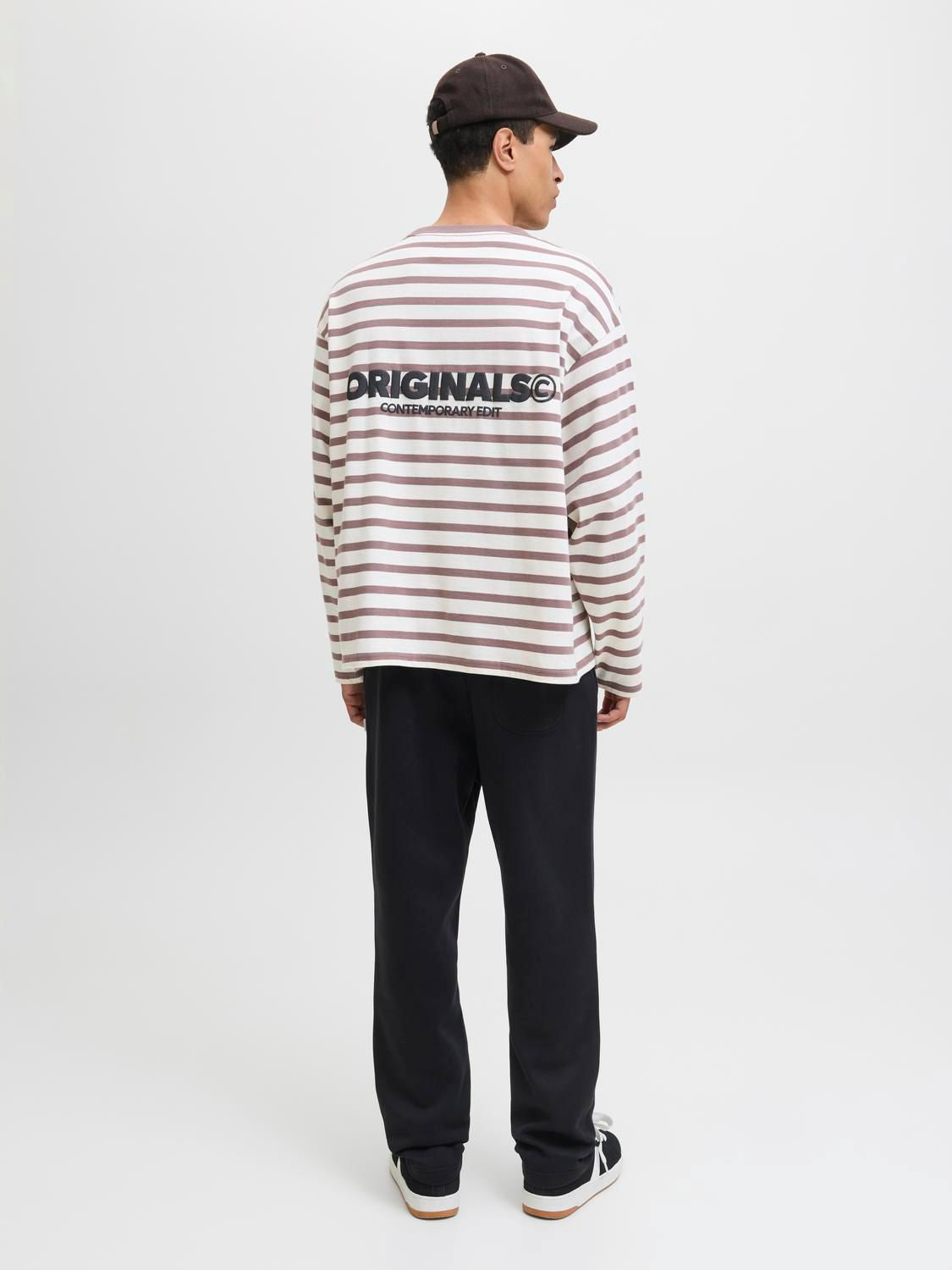 JPSTKANE BRADLAY UNCUFFED SWT PANTS NOOS Black