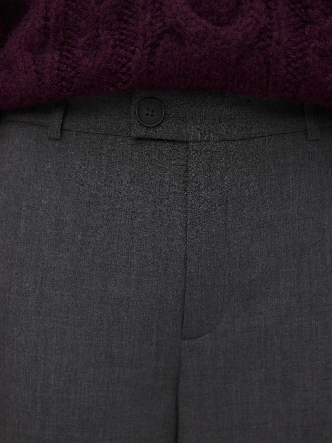 VMTEXAS MW STRAIGHT PANT NOOS Dark Grey Melange