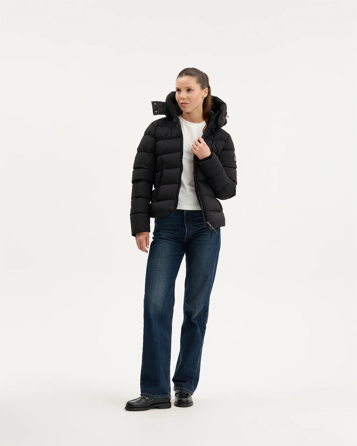 Vega Short jacket w Black