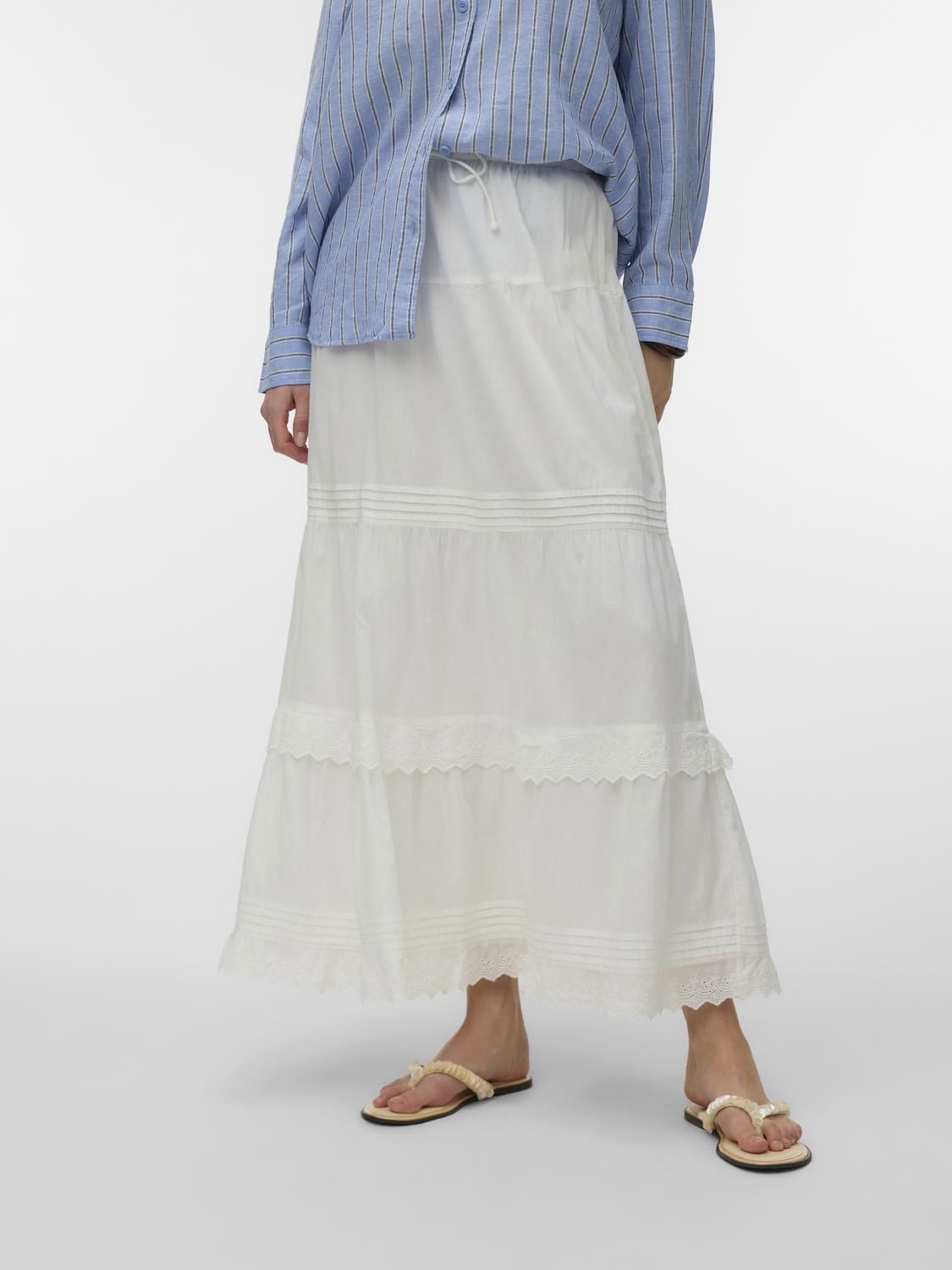 Vmsandy Hw Ankle Skirt Wvn