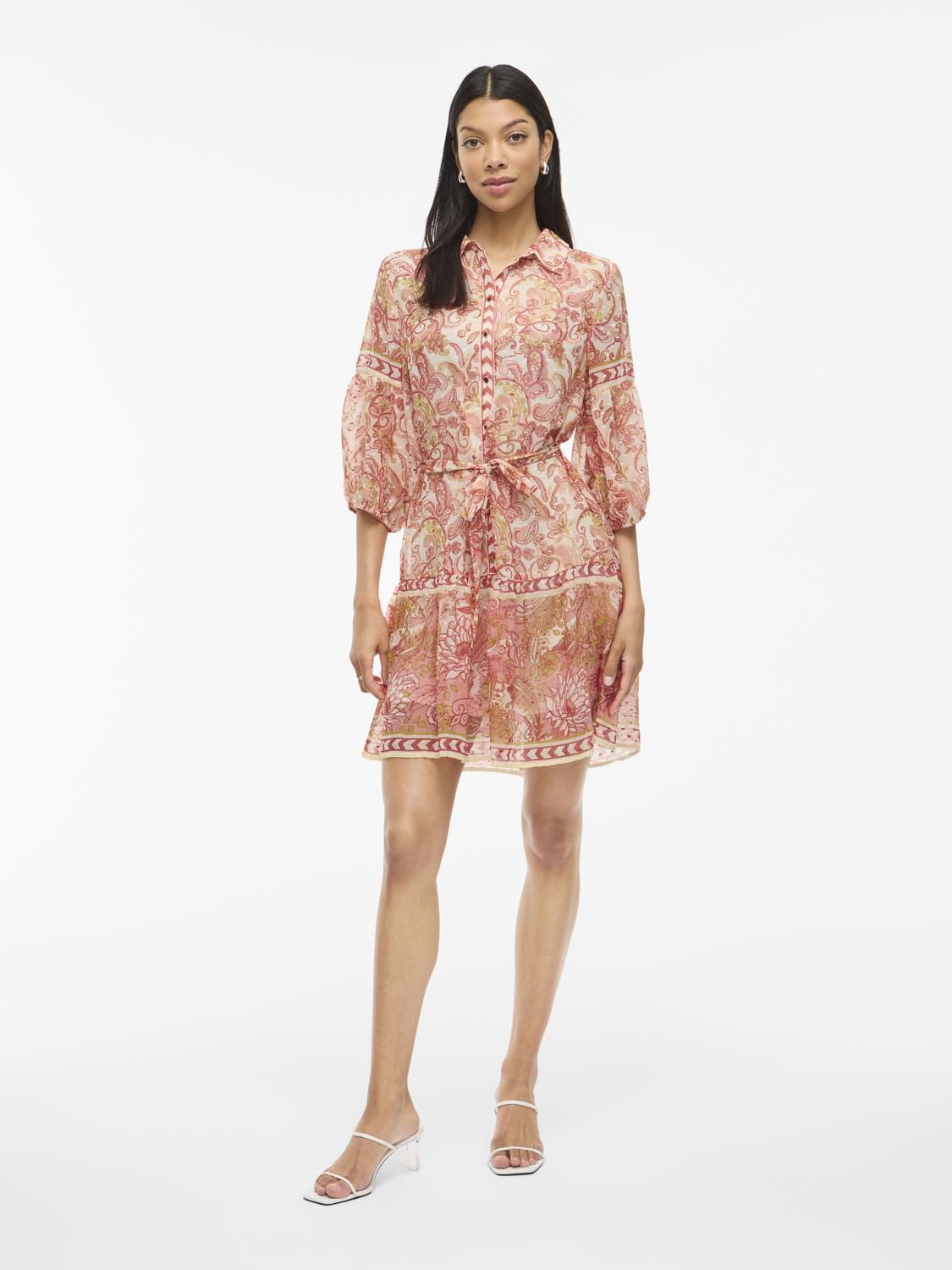 Vipraya Printed Short Dress/ln/1