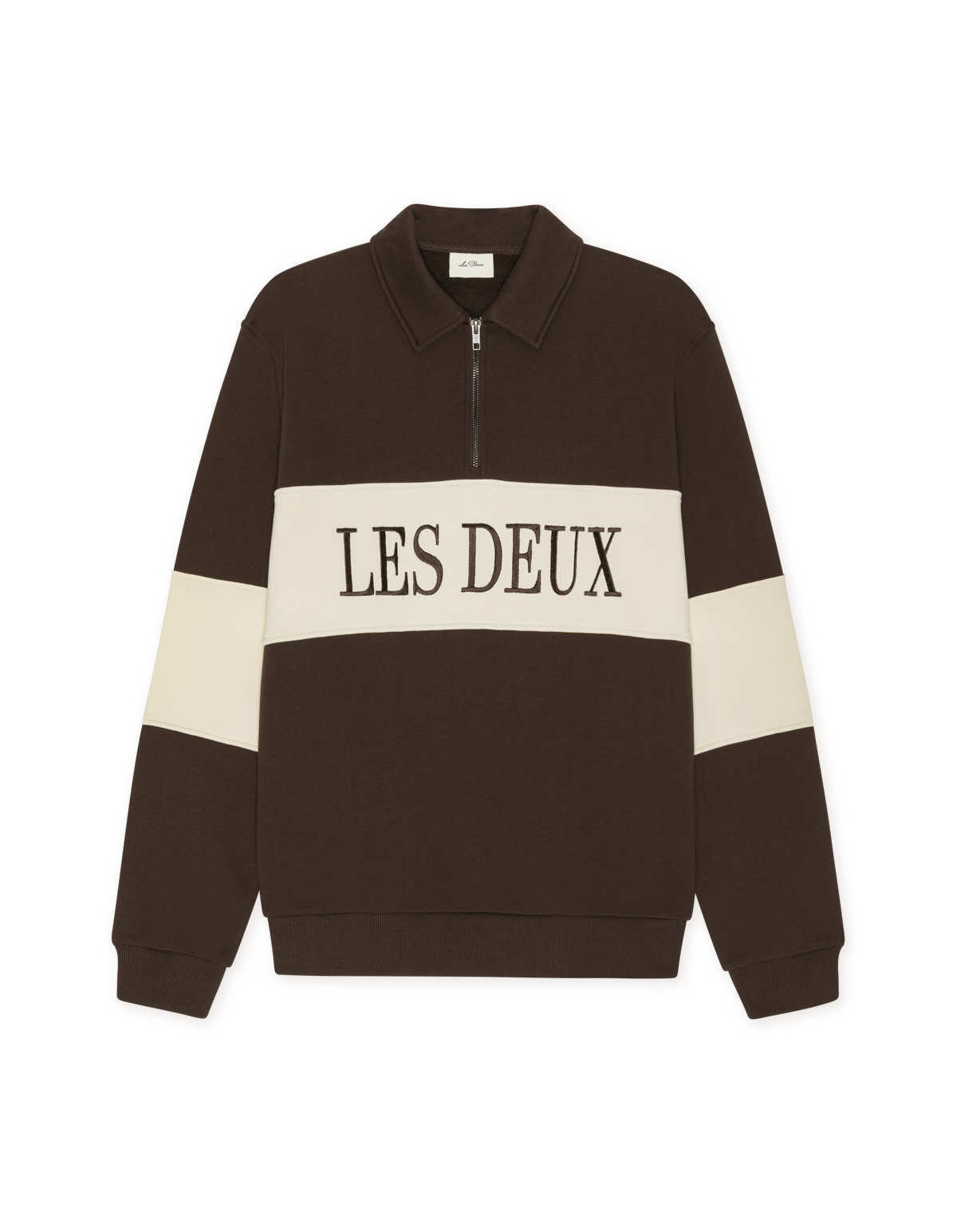 Zipper Rugby Sweatshirt