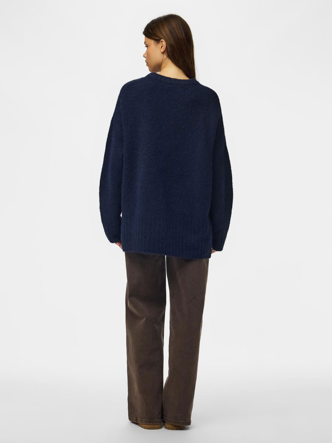 Pctina Ls O-Neck Knit Noos