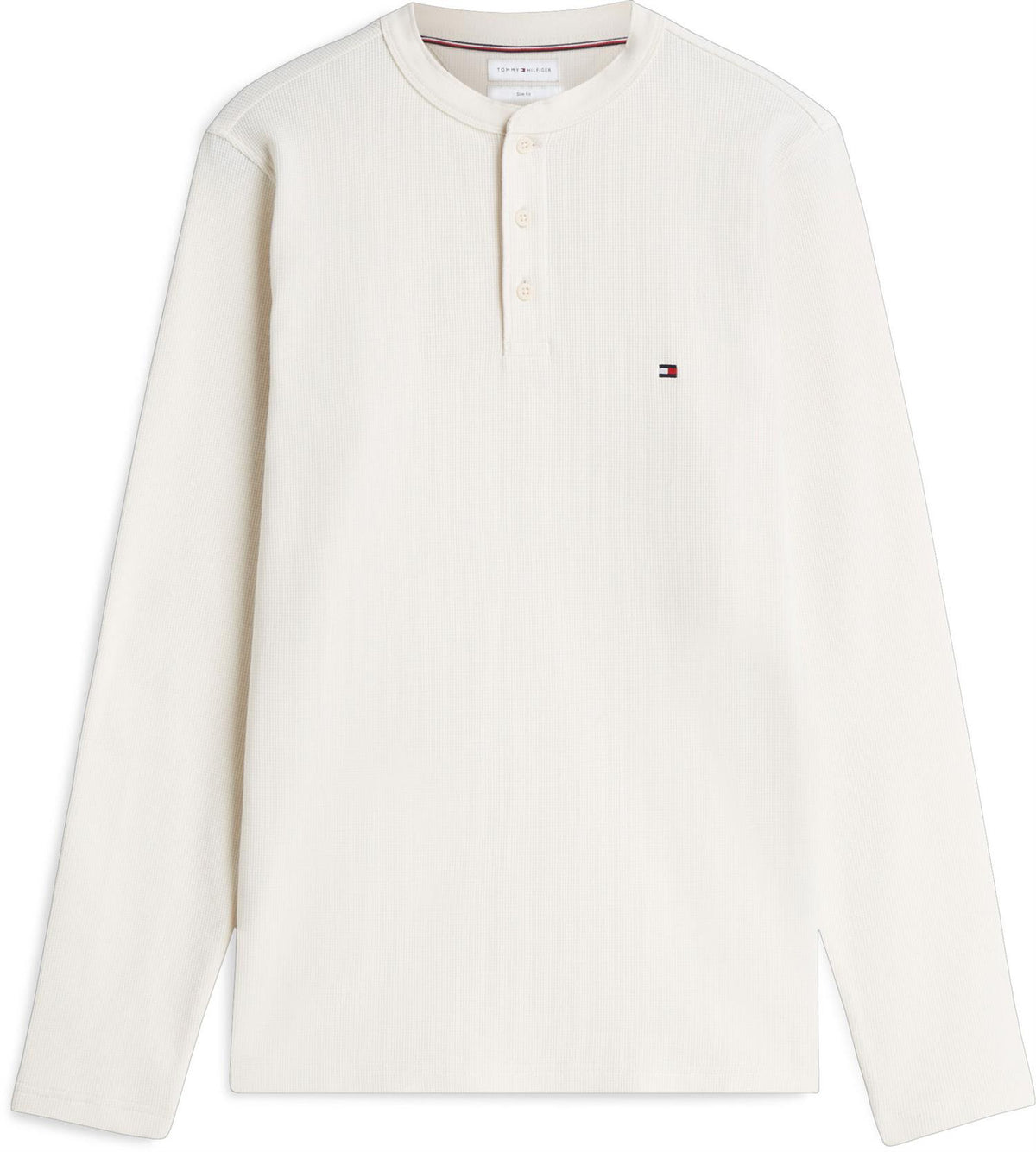Waffle Texture Longsleeve Henley