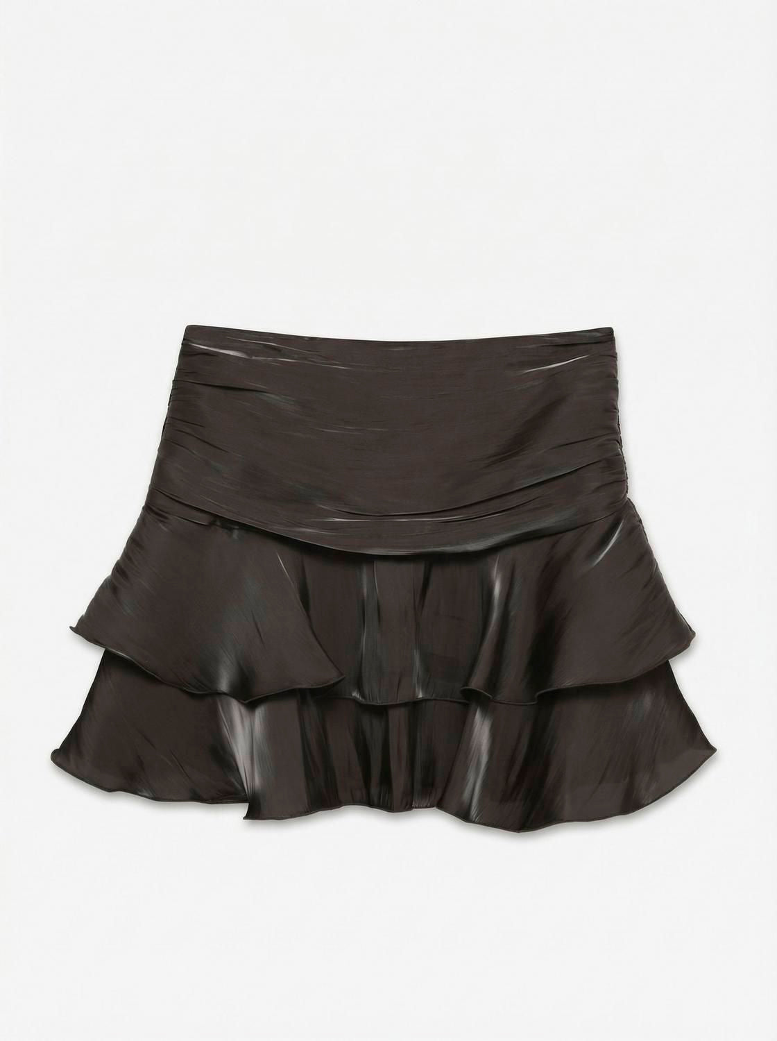 Vmpolly Hw Layer Short Skirt Wvn