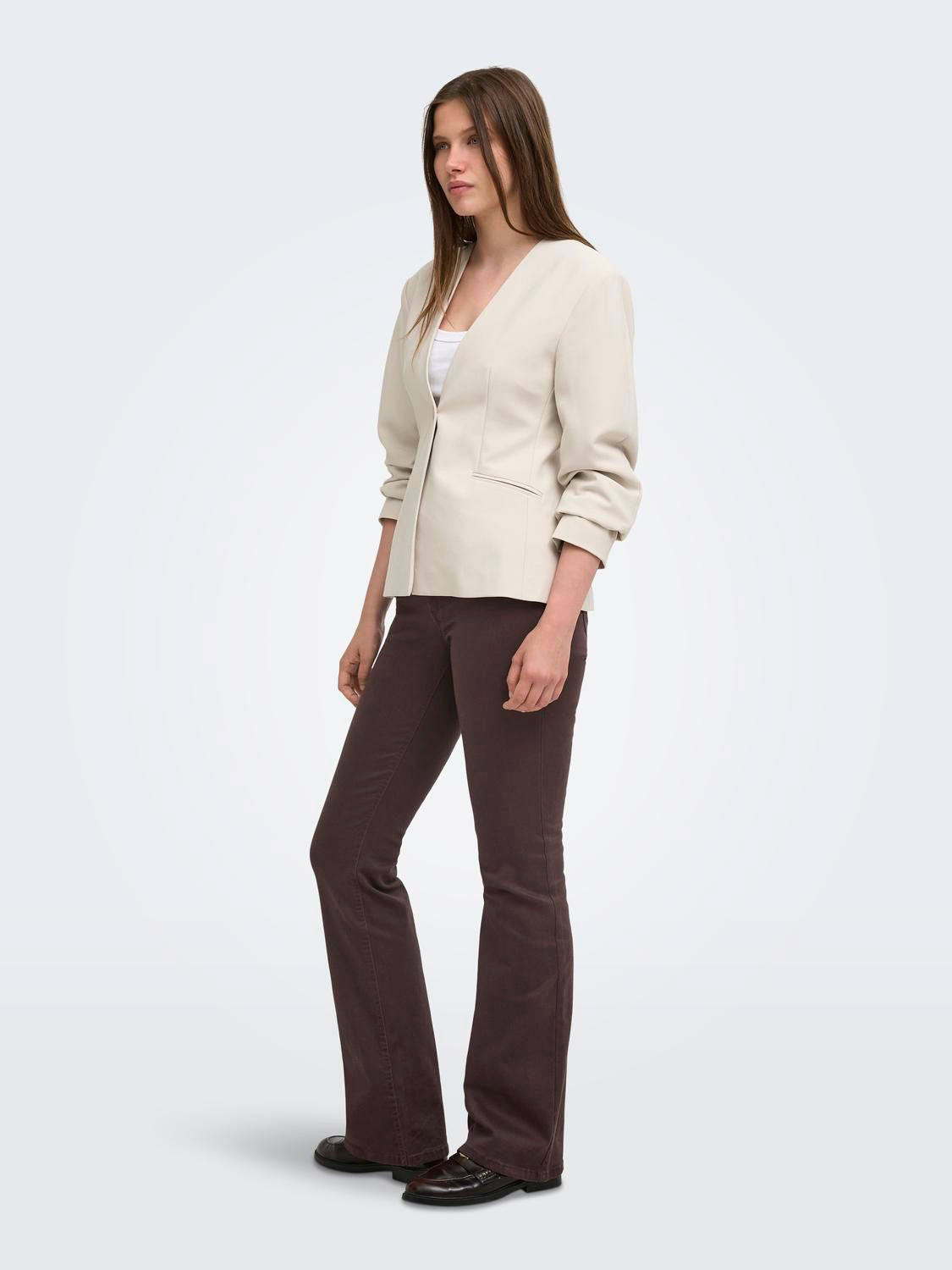 Onlblush Mid Flared Colour Pant Pnt Noos