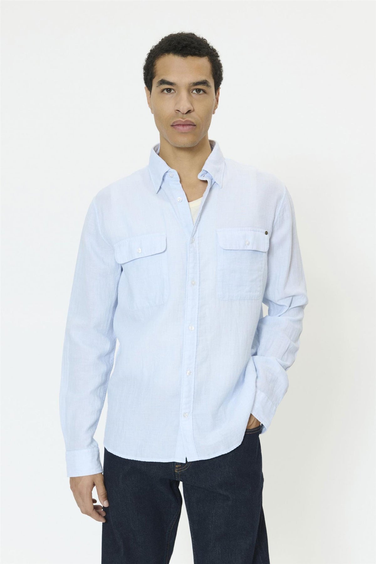 MACHRISTALDO P HERITAGE 30208919 CHAMBRAY BLUE