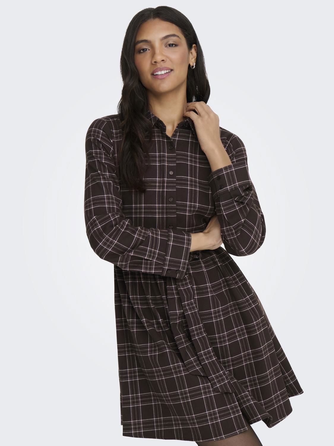 Onlwren Check Short Dress Wvn