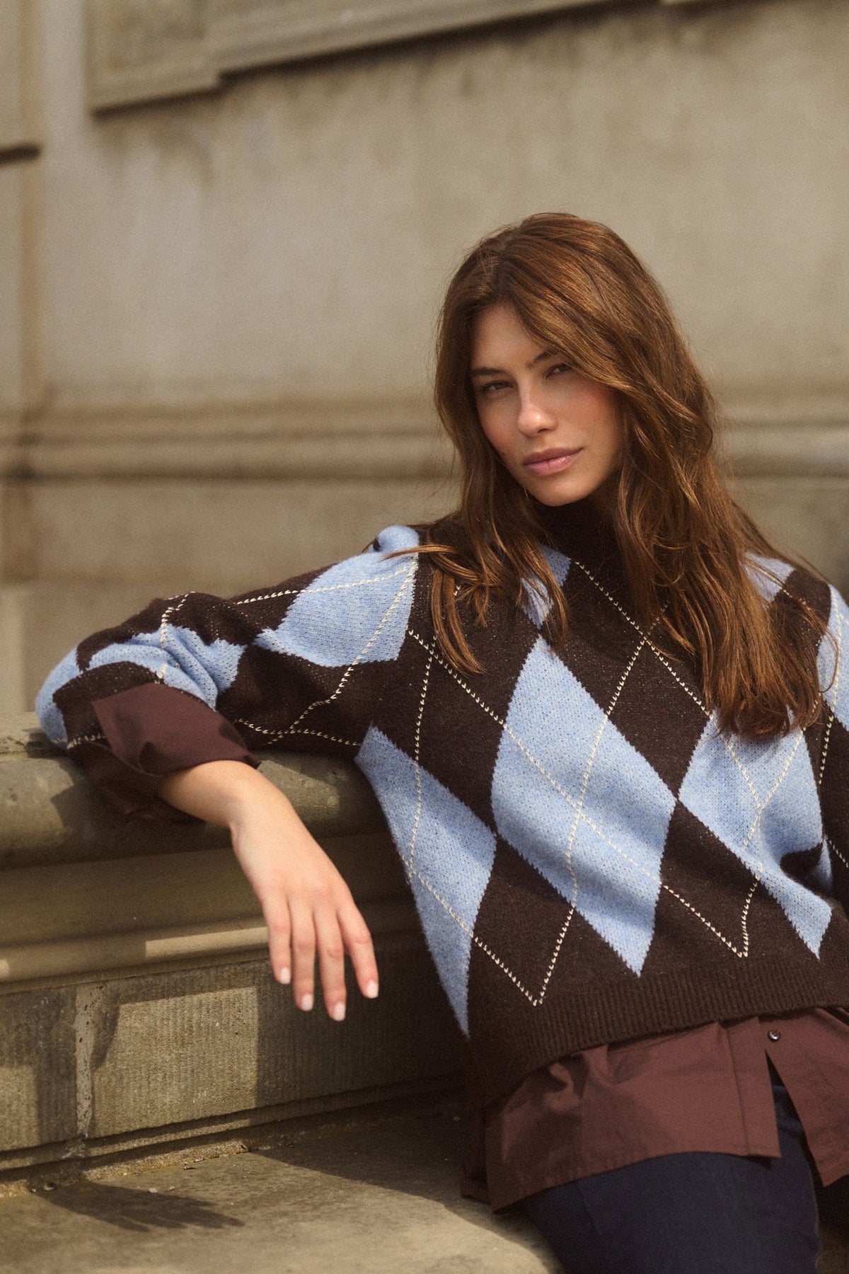 Cuargyle Pullover