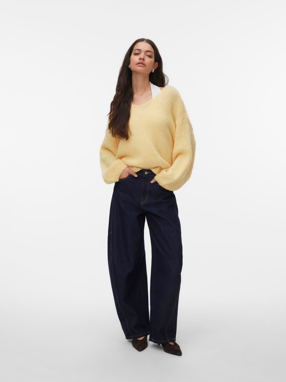 Vmmaybe Ls 2way V-Neck Pullover Noos
