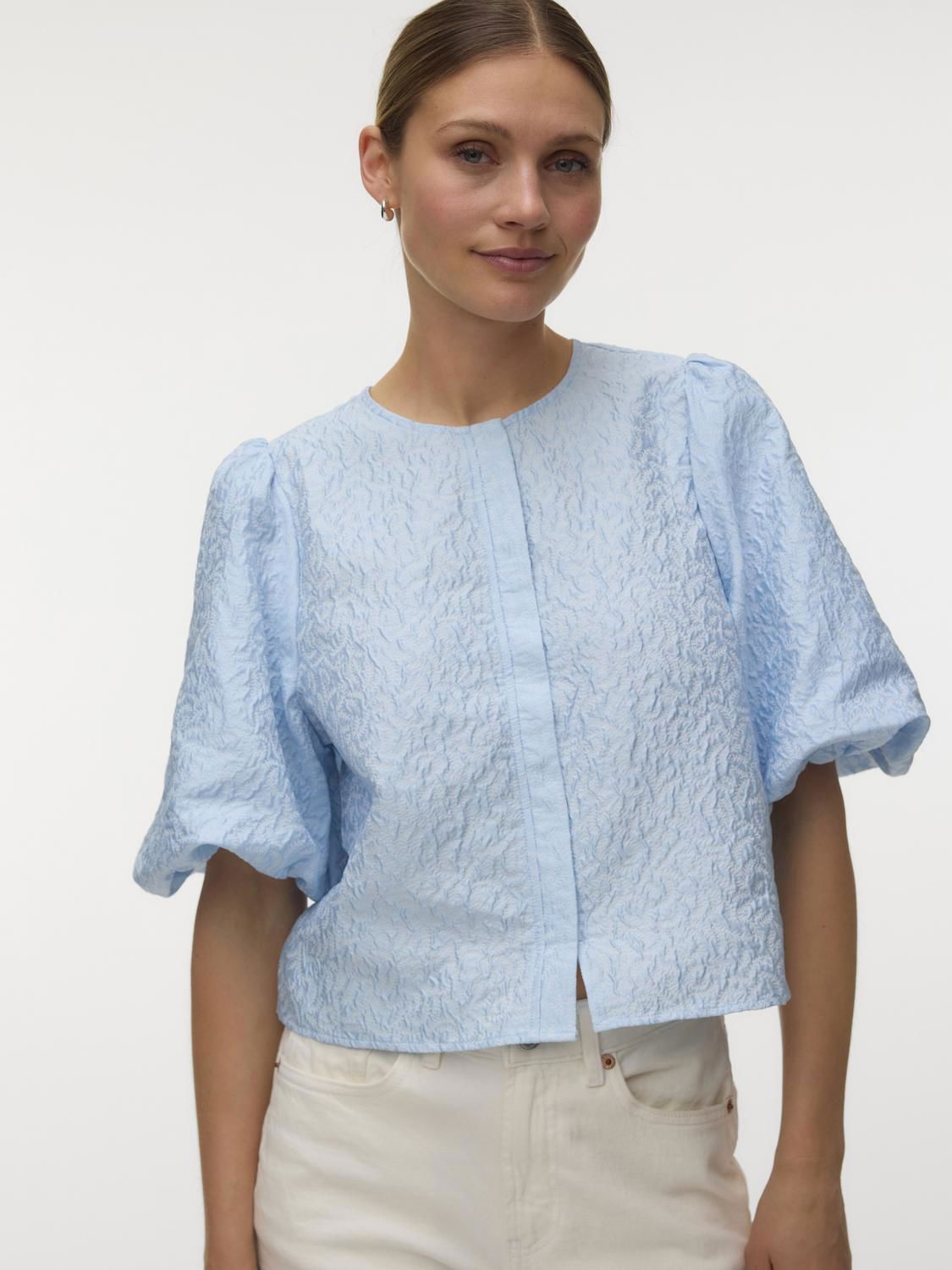 Vmlaia 2/4 O-Neck Top Wvn