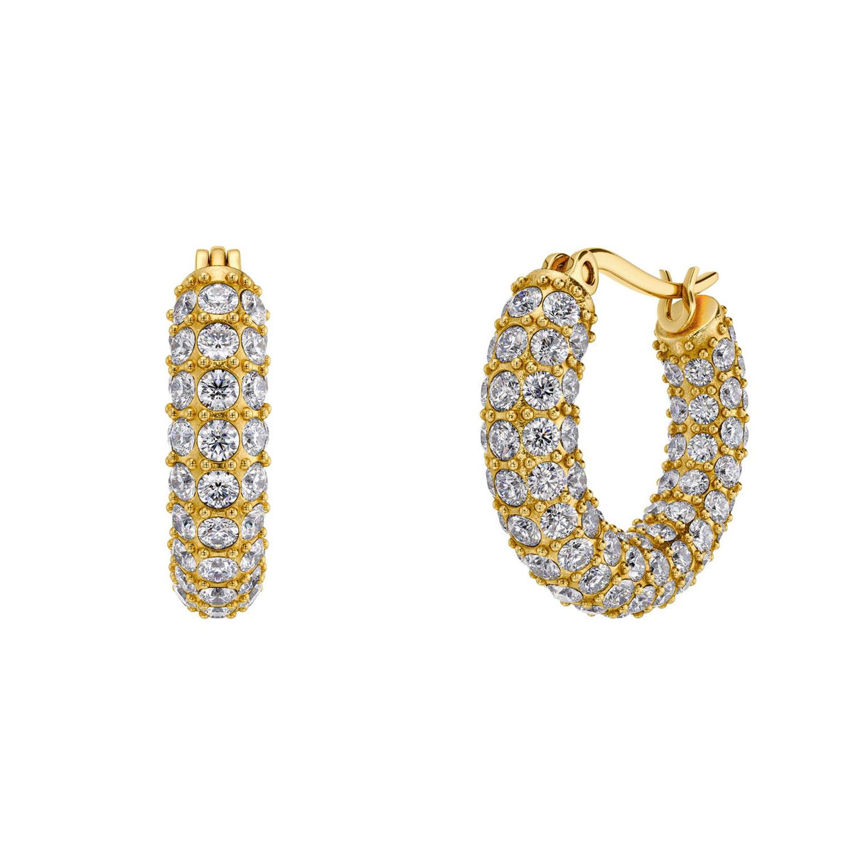 Prisma Hoops L Gold