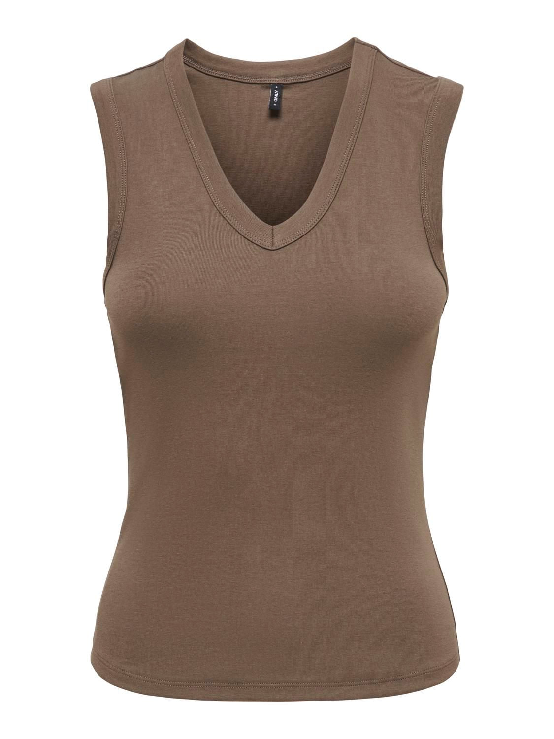 Onlriley S/l V Neck Top Cs Jrs