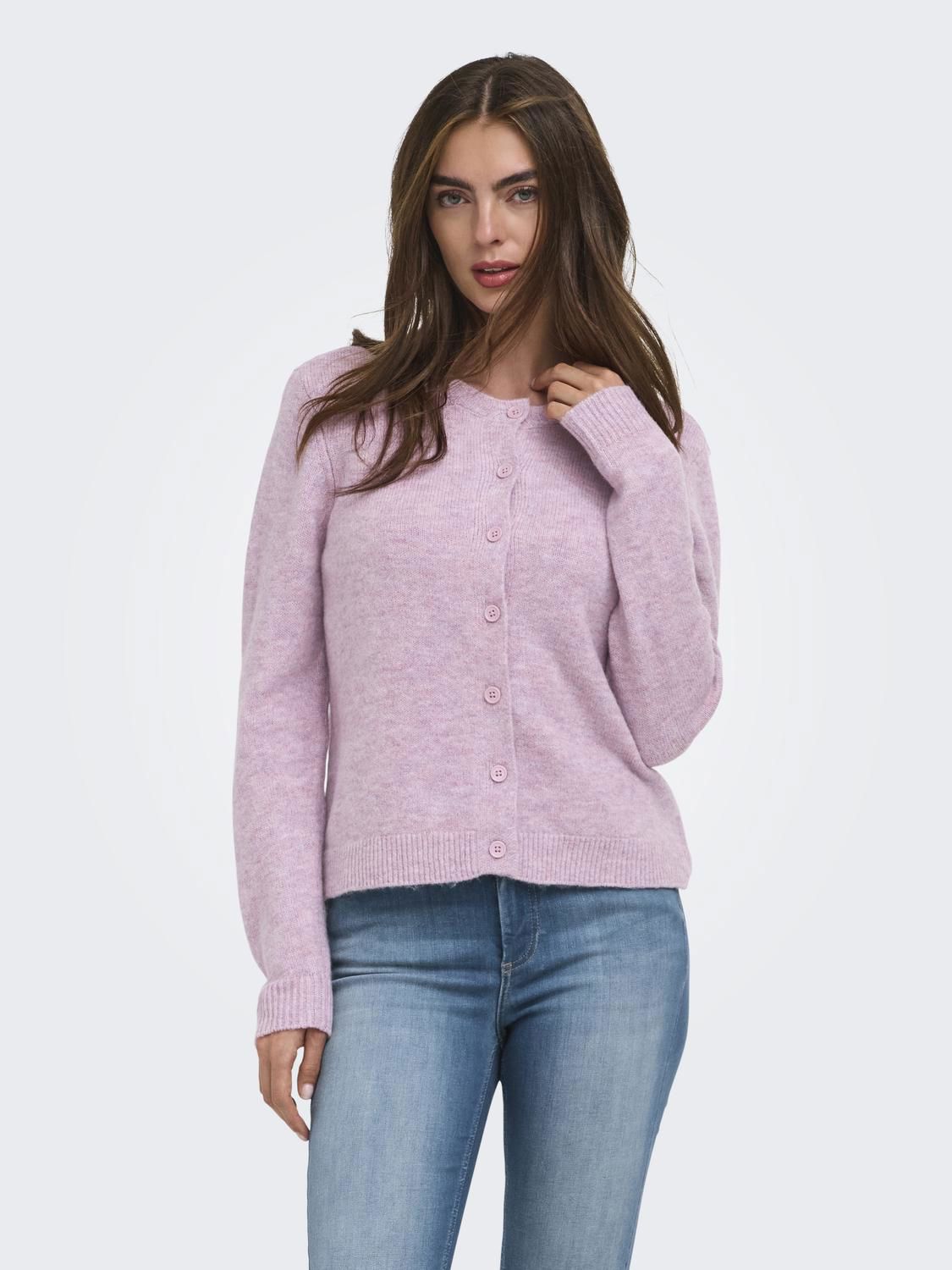 Onlolivia Ls O-Neck Cardigan Cc Knt