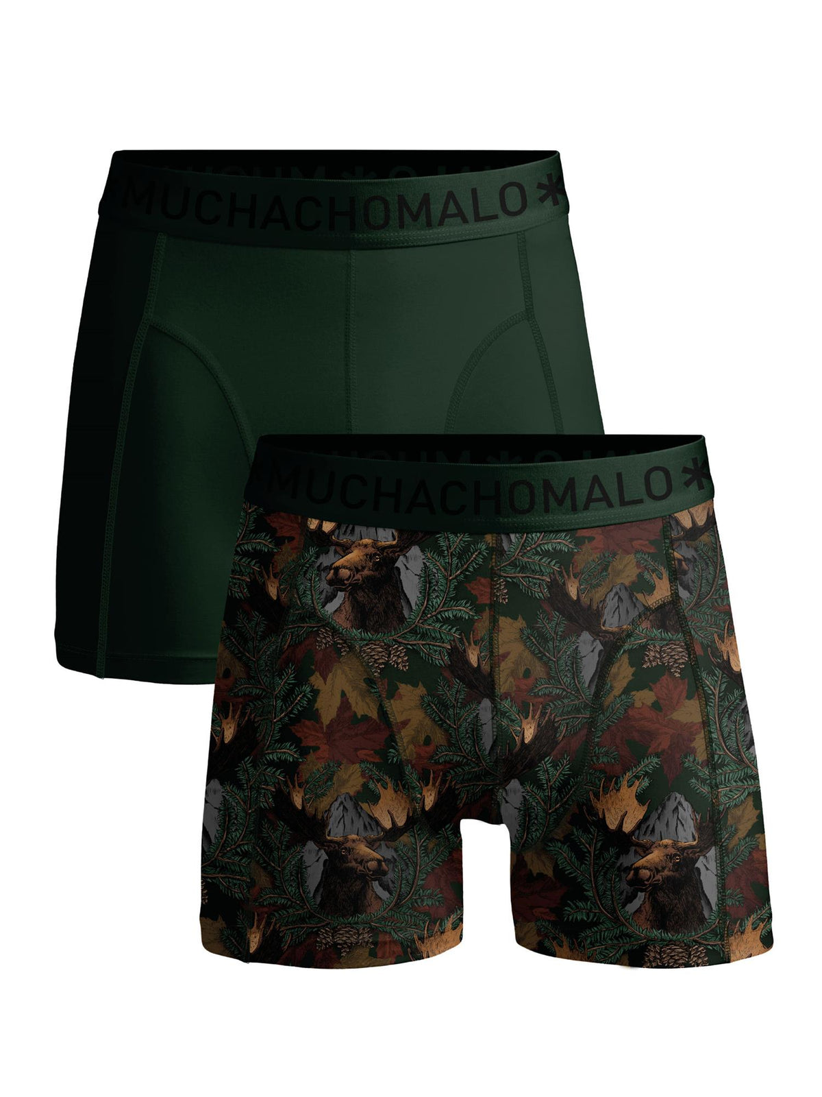 1010 Moose 01 2pk Boxer Pr/solid Cm
