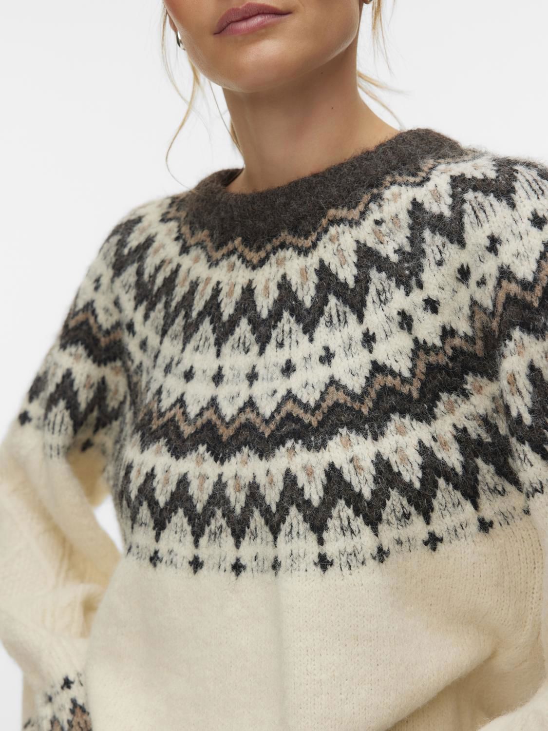 Vmjuliana Ls O-Neck Pullover Boo