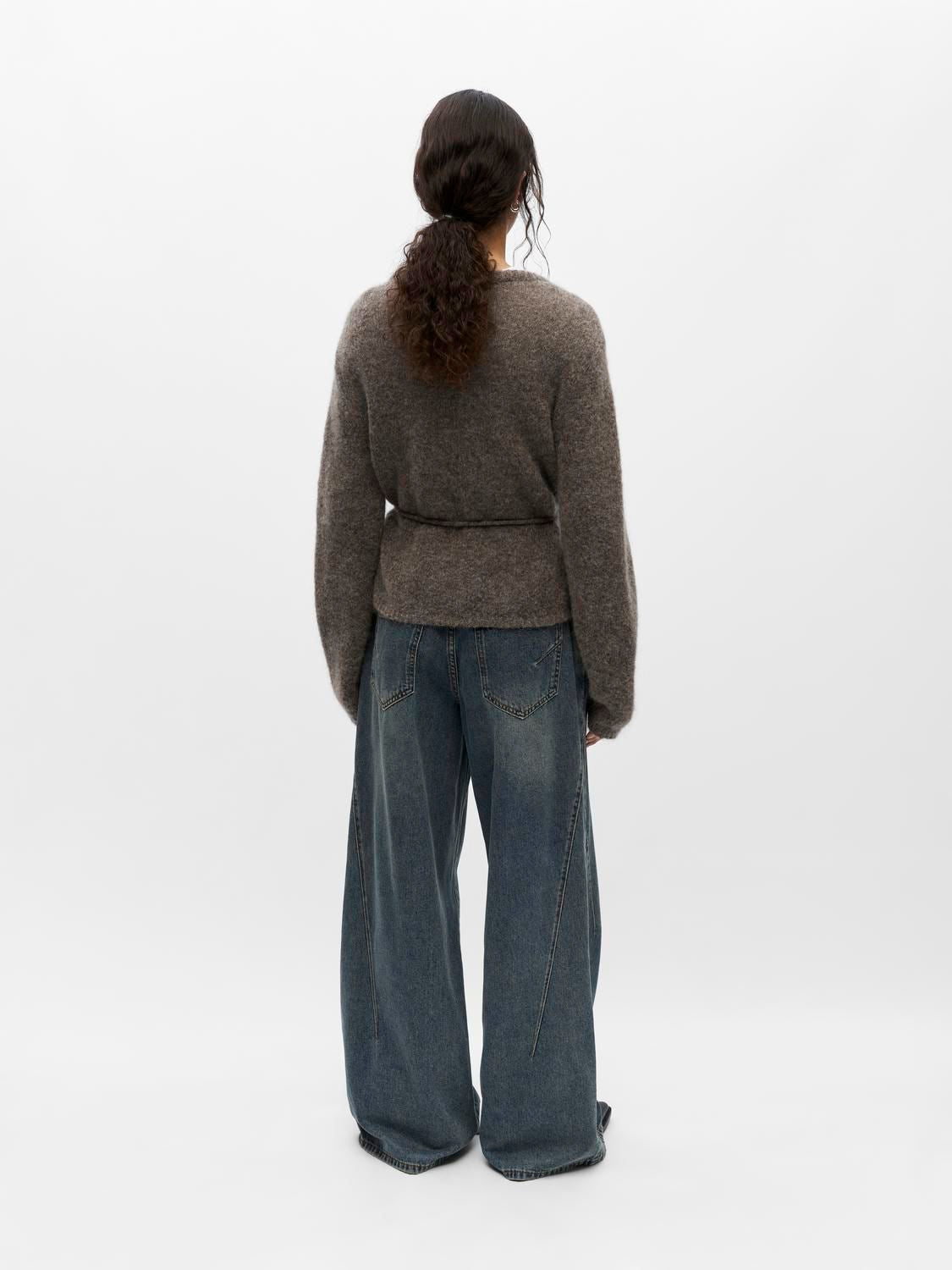 Objnete L/s Re Tie Cardigan Noos