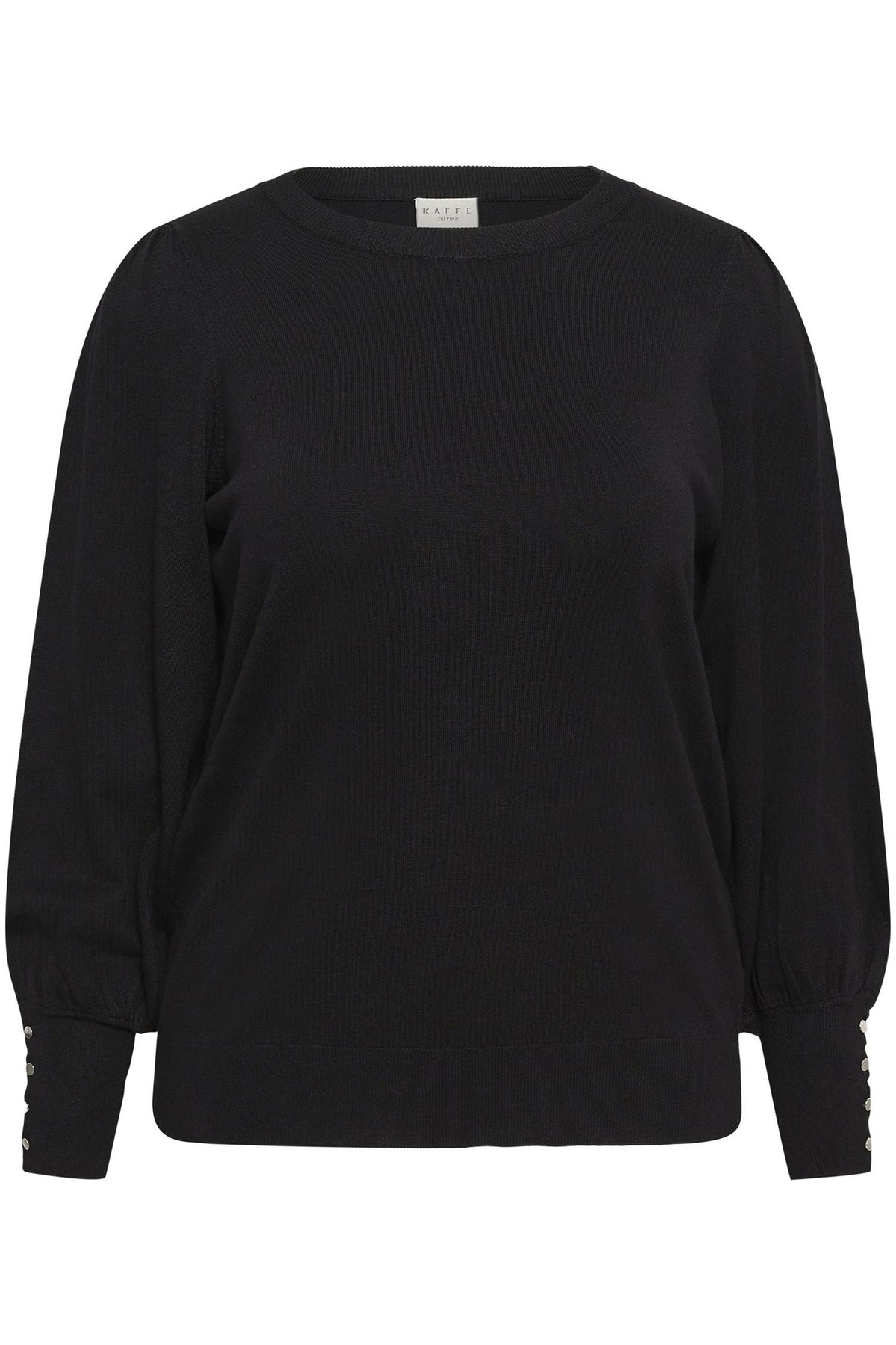 Kclizzy Round Neck Pullover Buttons