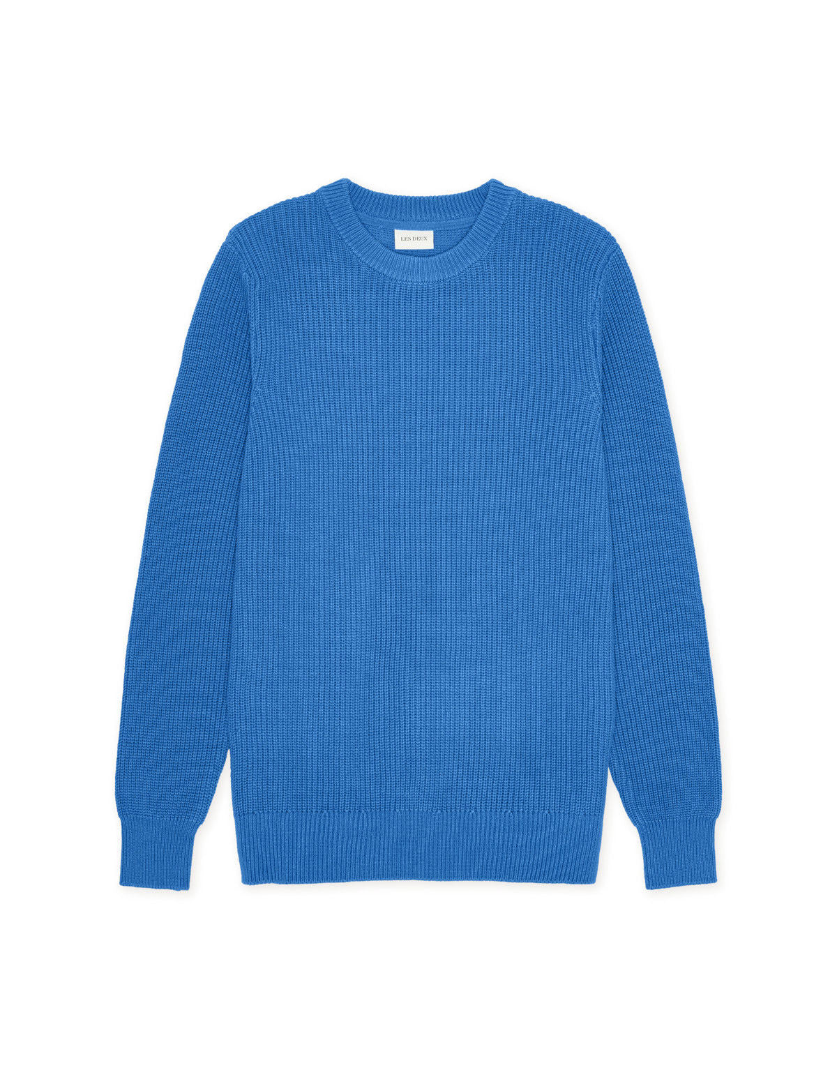 GARY RIB CREWNECK KNIT PALACE BLUE