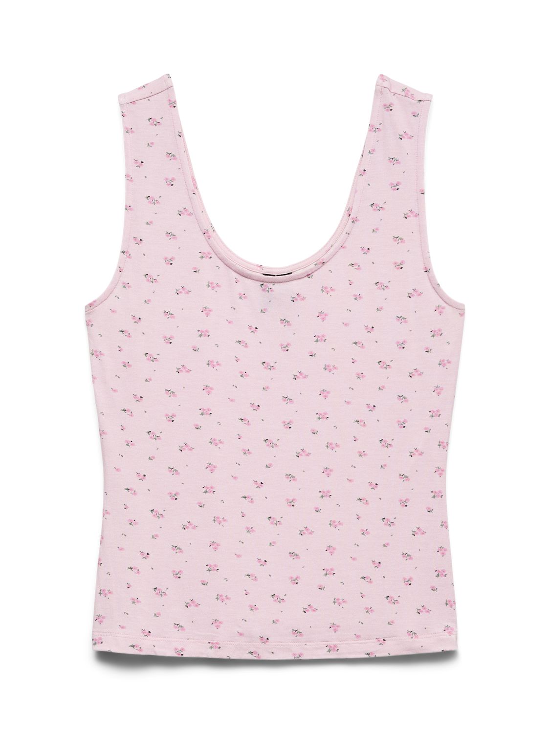 Vmesther Aop Sl U-Neck Top Jrs