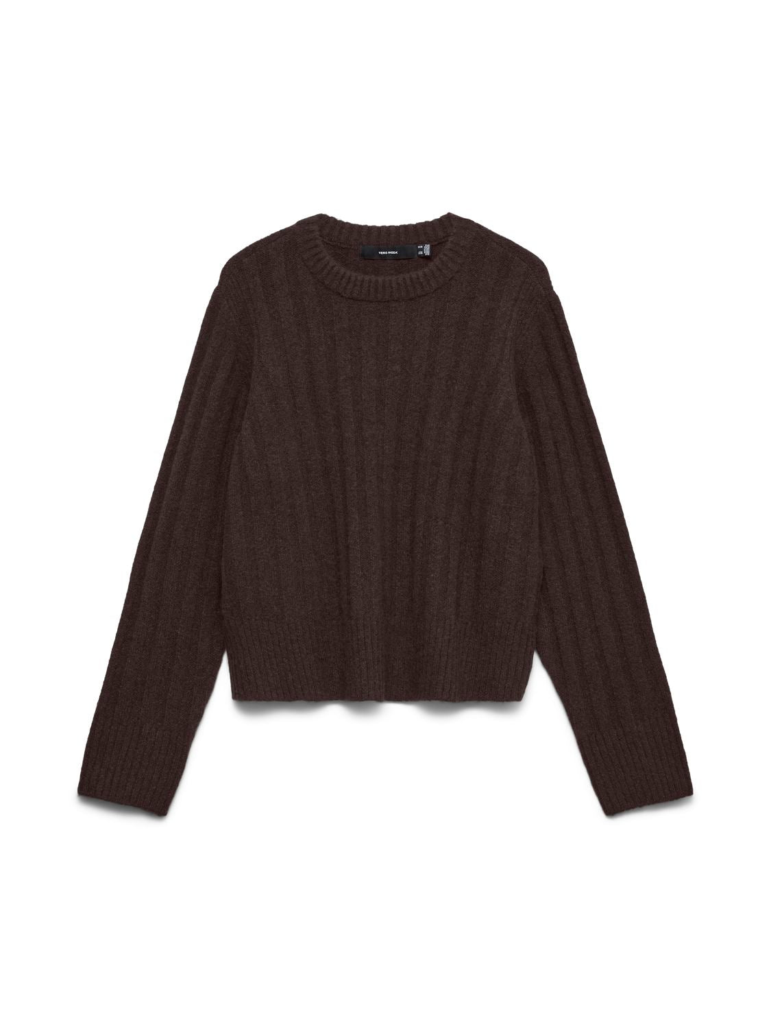 Vmbang Rib Ls O-Neck Pullover Boo