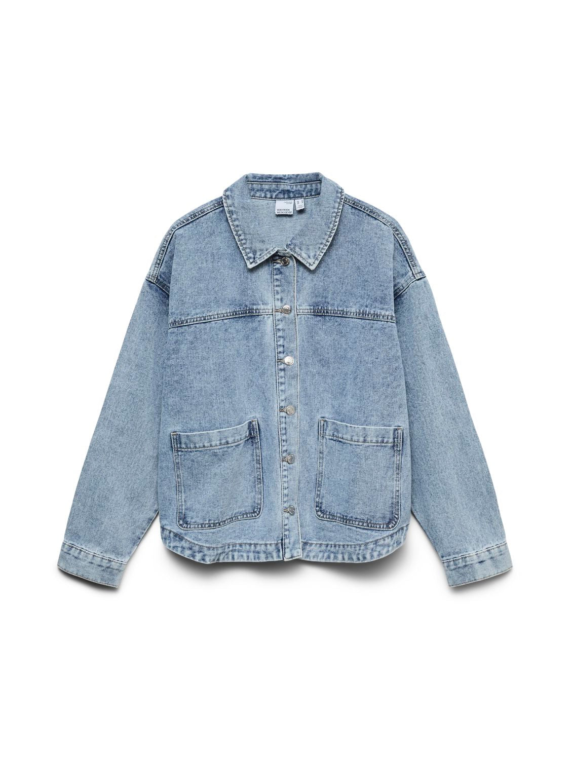 VMJAMIE LS SHACKET MIX GA NOOS LIGHT BLUE DENIM
