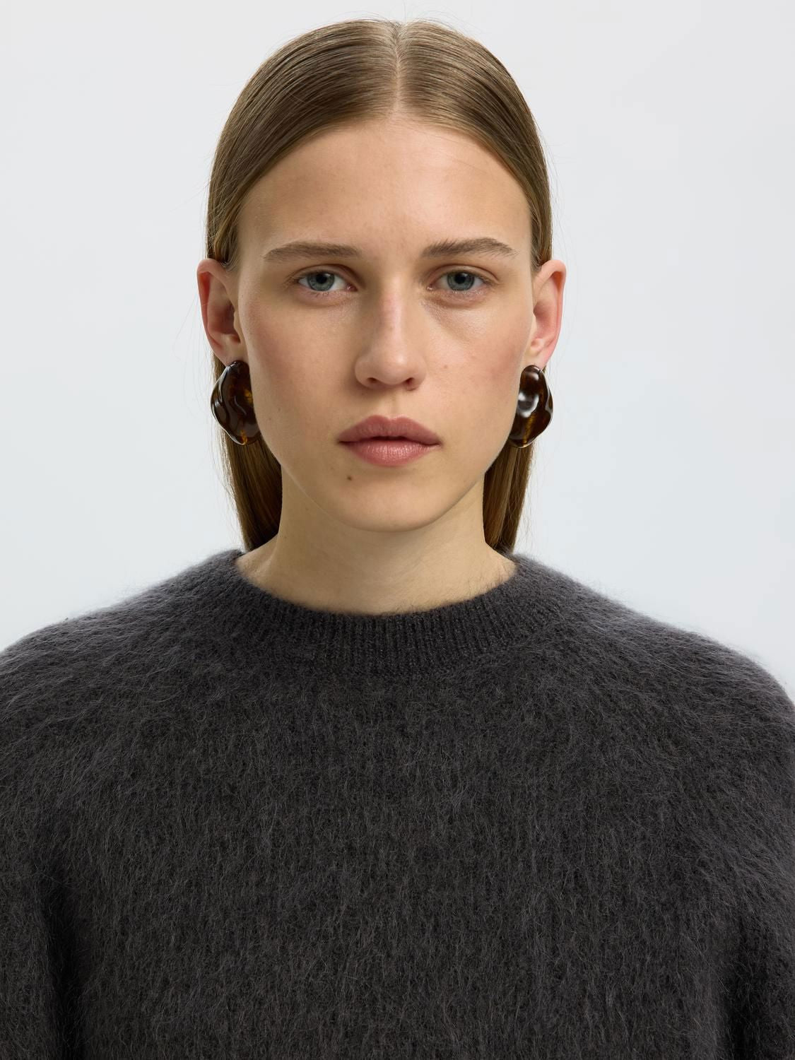 Slwmira Ls Knit Short O-Neck Noos